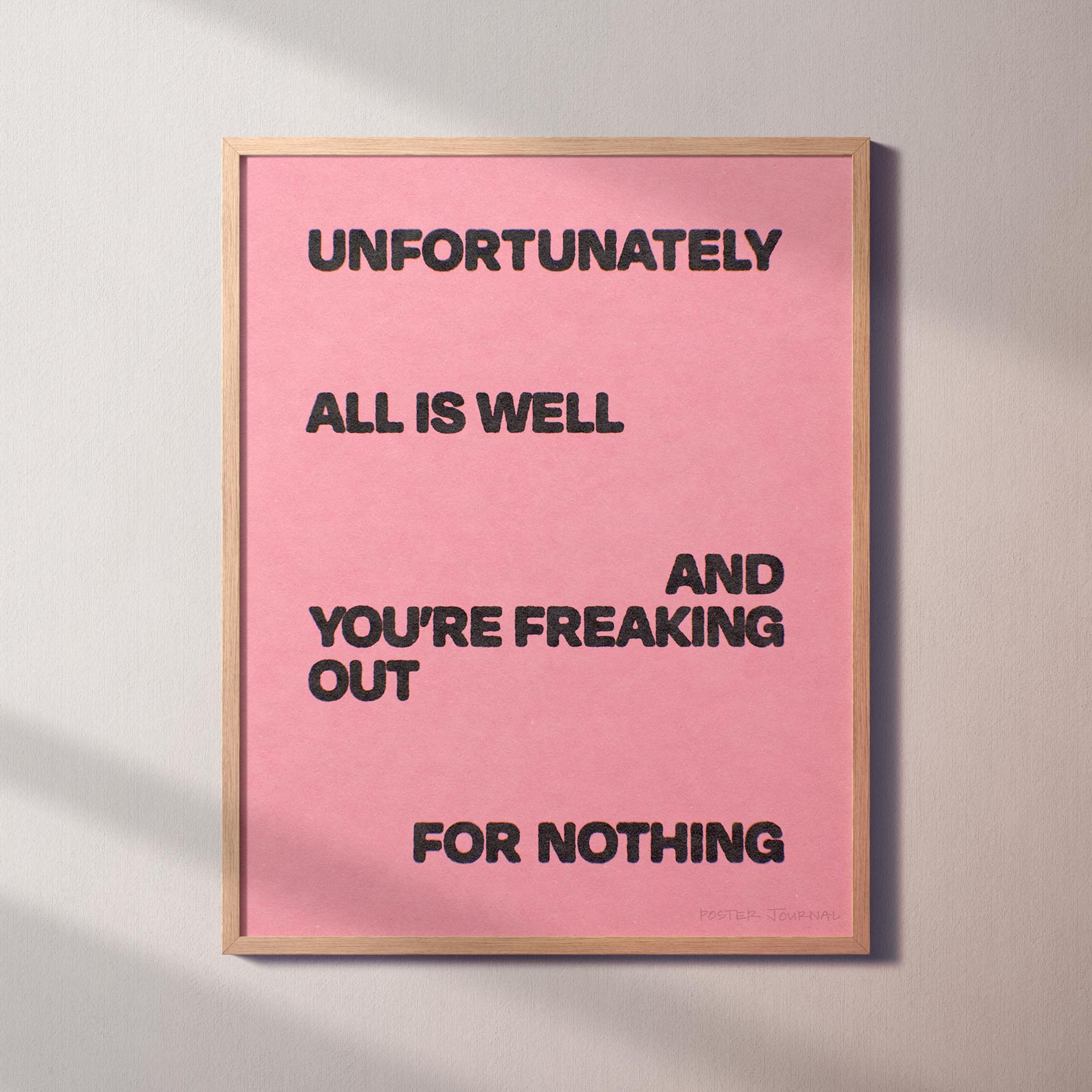 UNFORTUNATELY PRINT