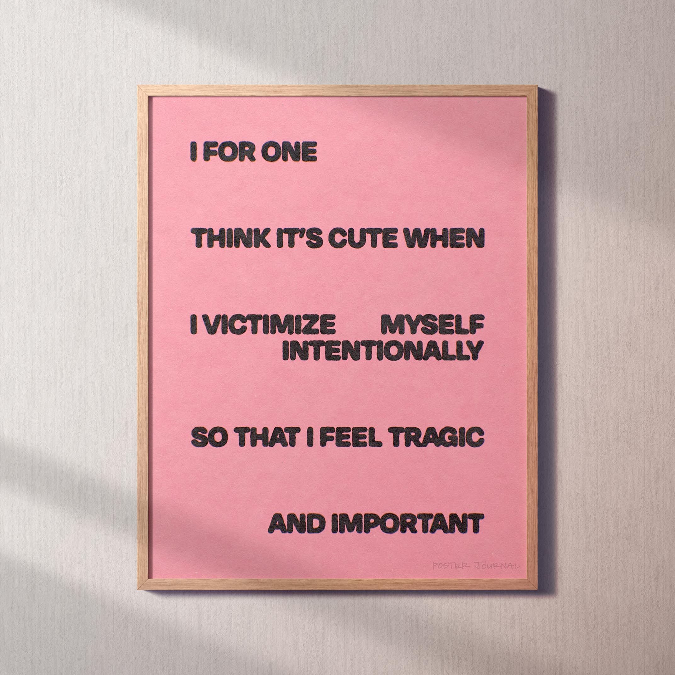 TRAGIC PRINT
