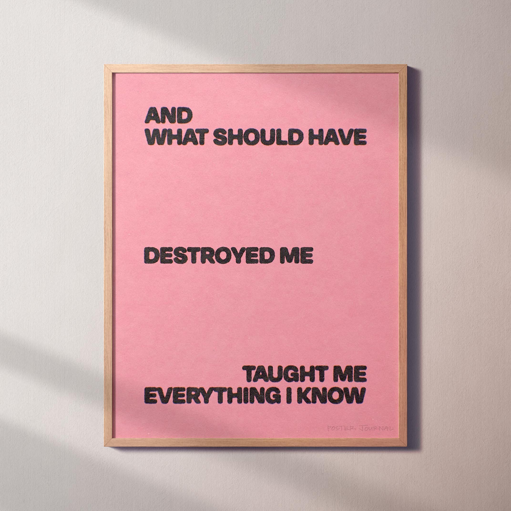 DESTROYED PRINT