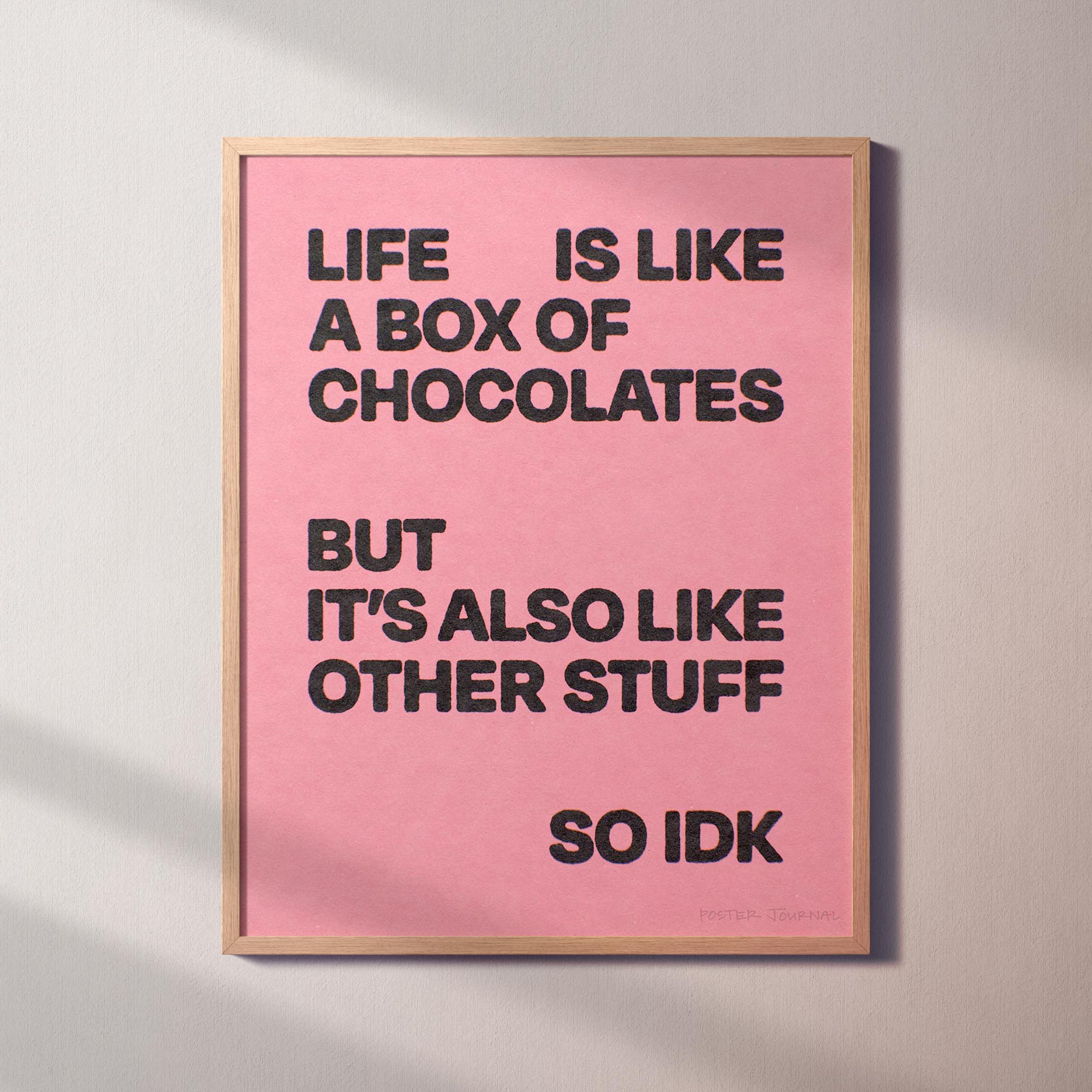 CHOCOLATES PRINT