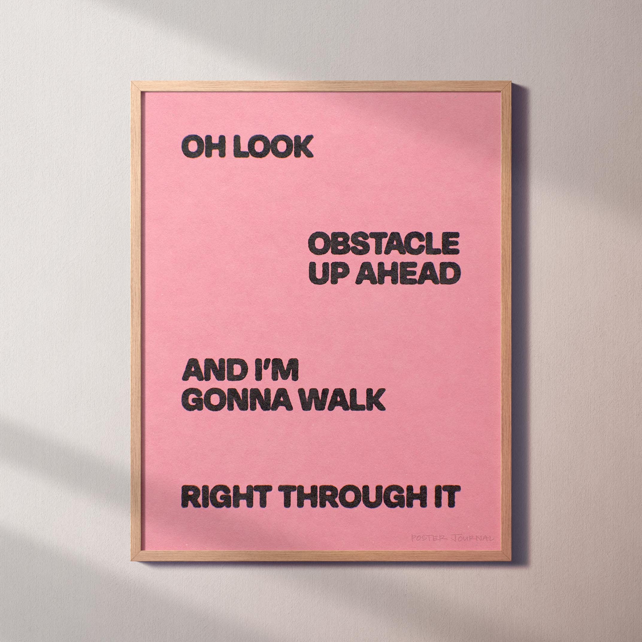 OBSTACLE PRINT