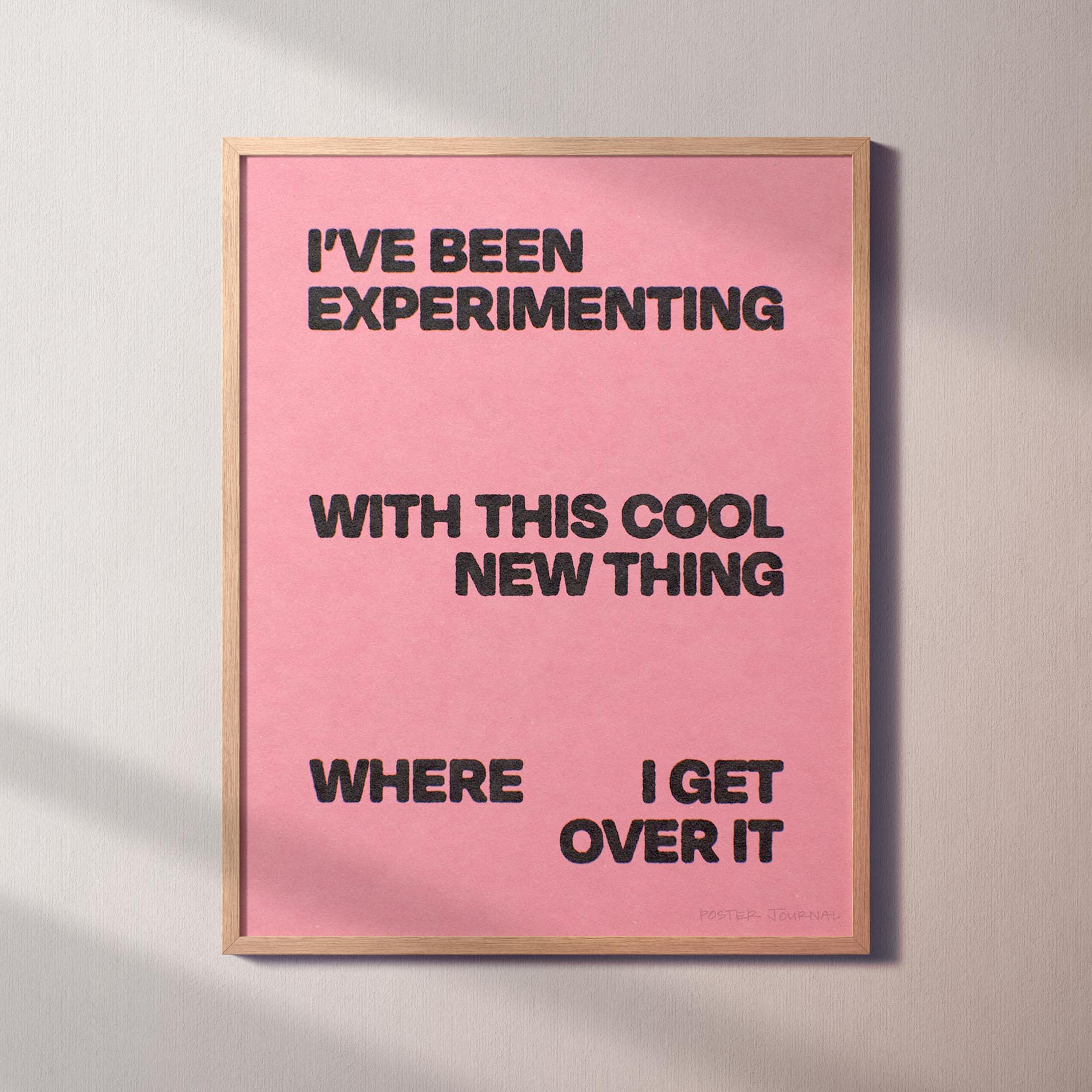 EXPERIMENTING PRINT