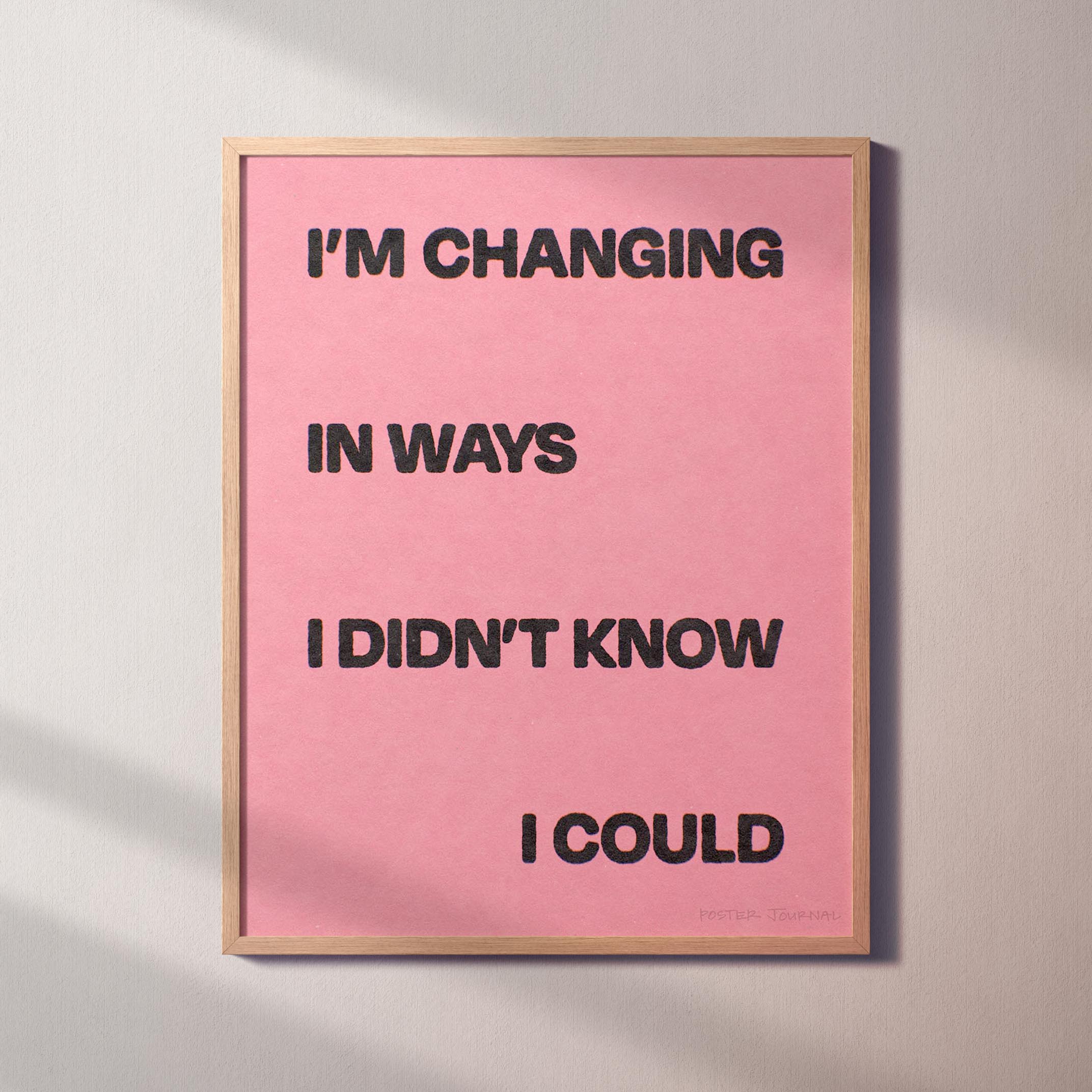 CHANGING PRINT