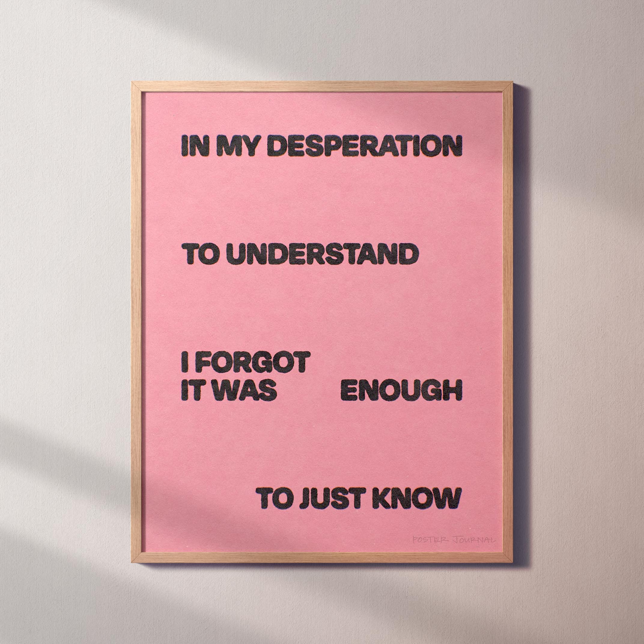 DESPERATION PRINT