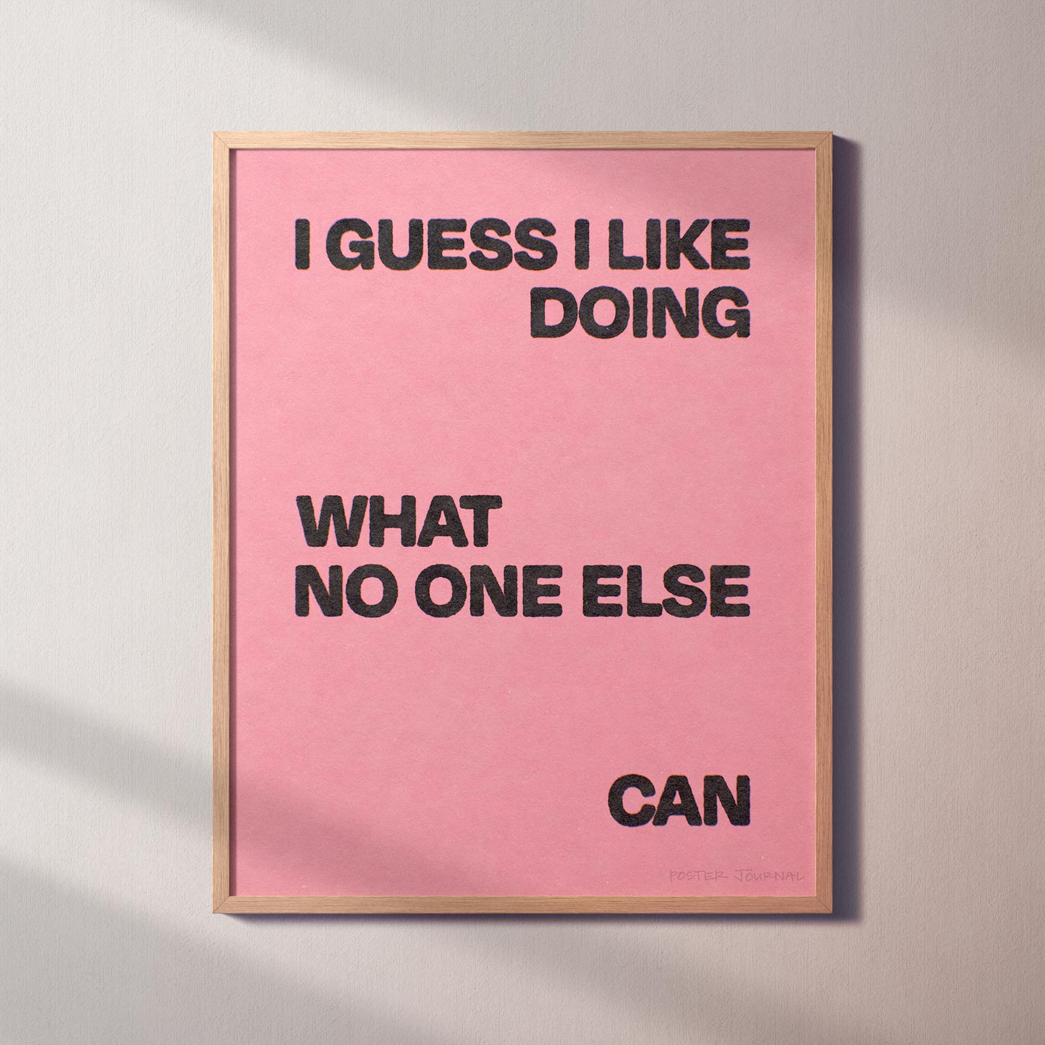 DOING PRINT