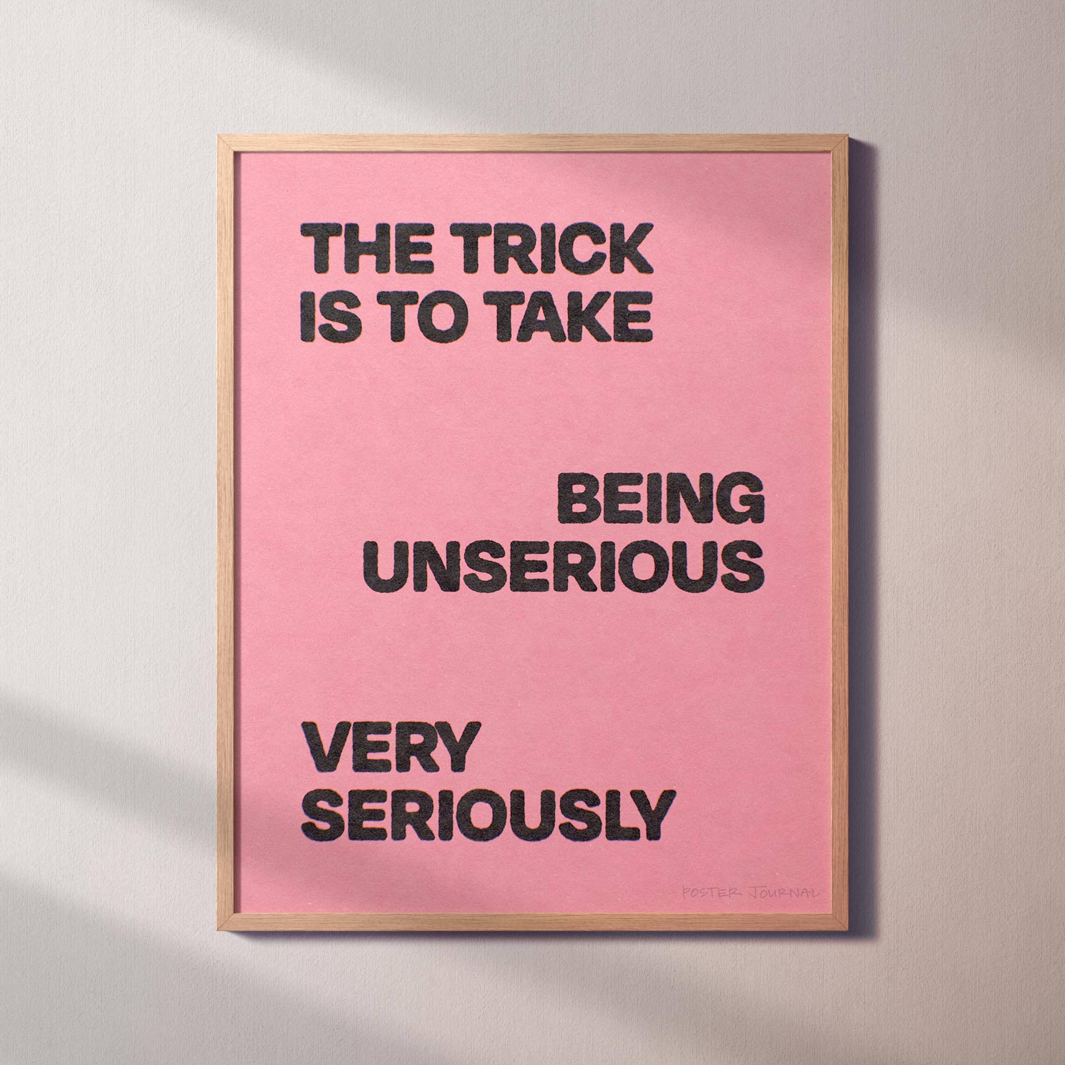 UNSERIOUS PRINT