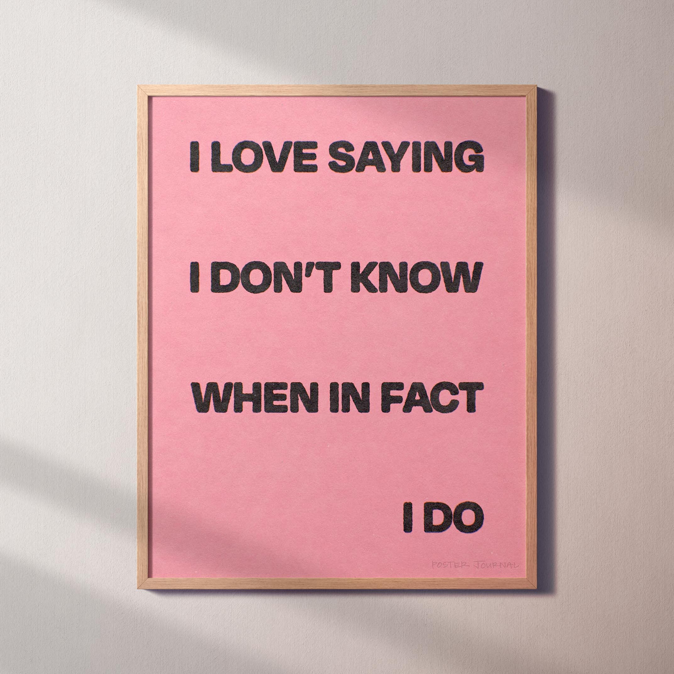 SAYING PRINT