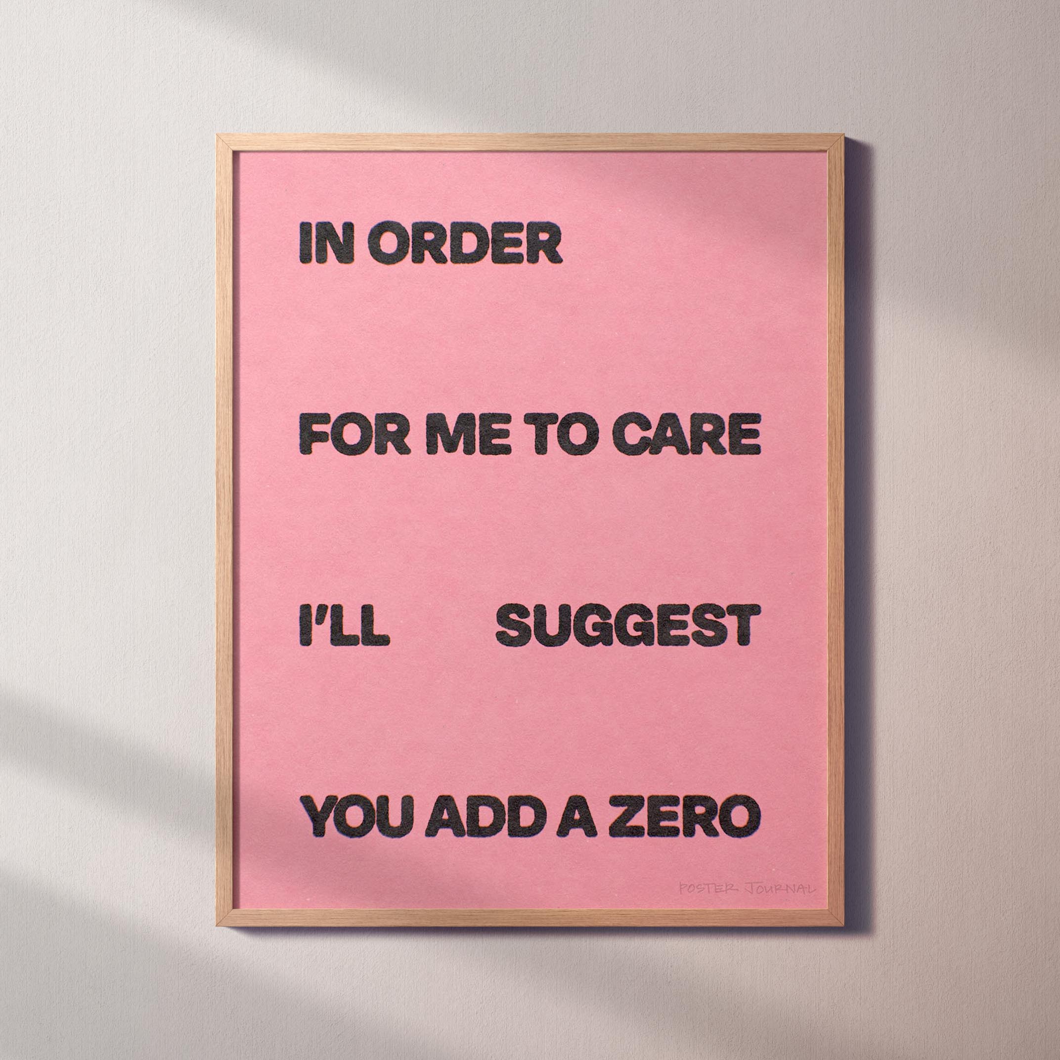 ZERO PRINT