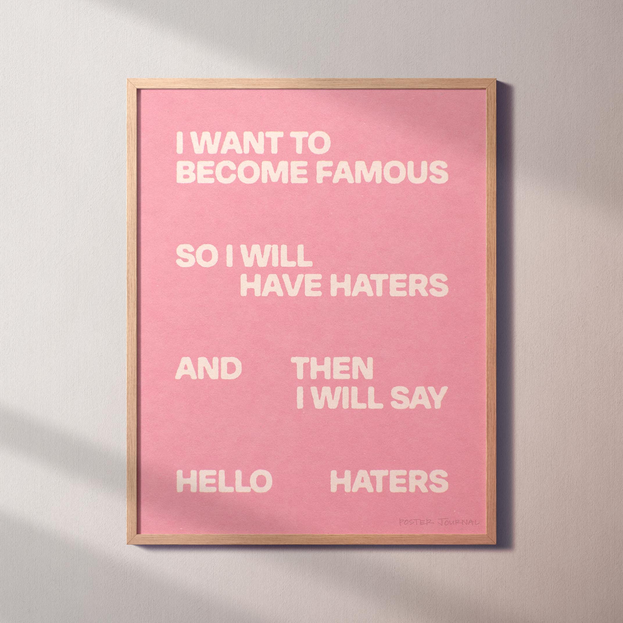 HATERS PRINT