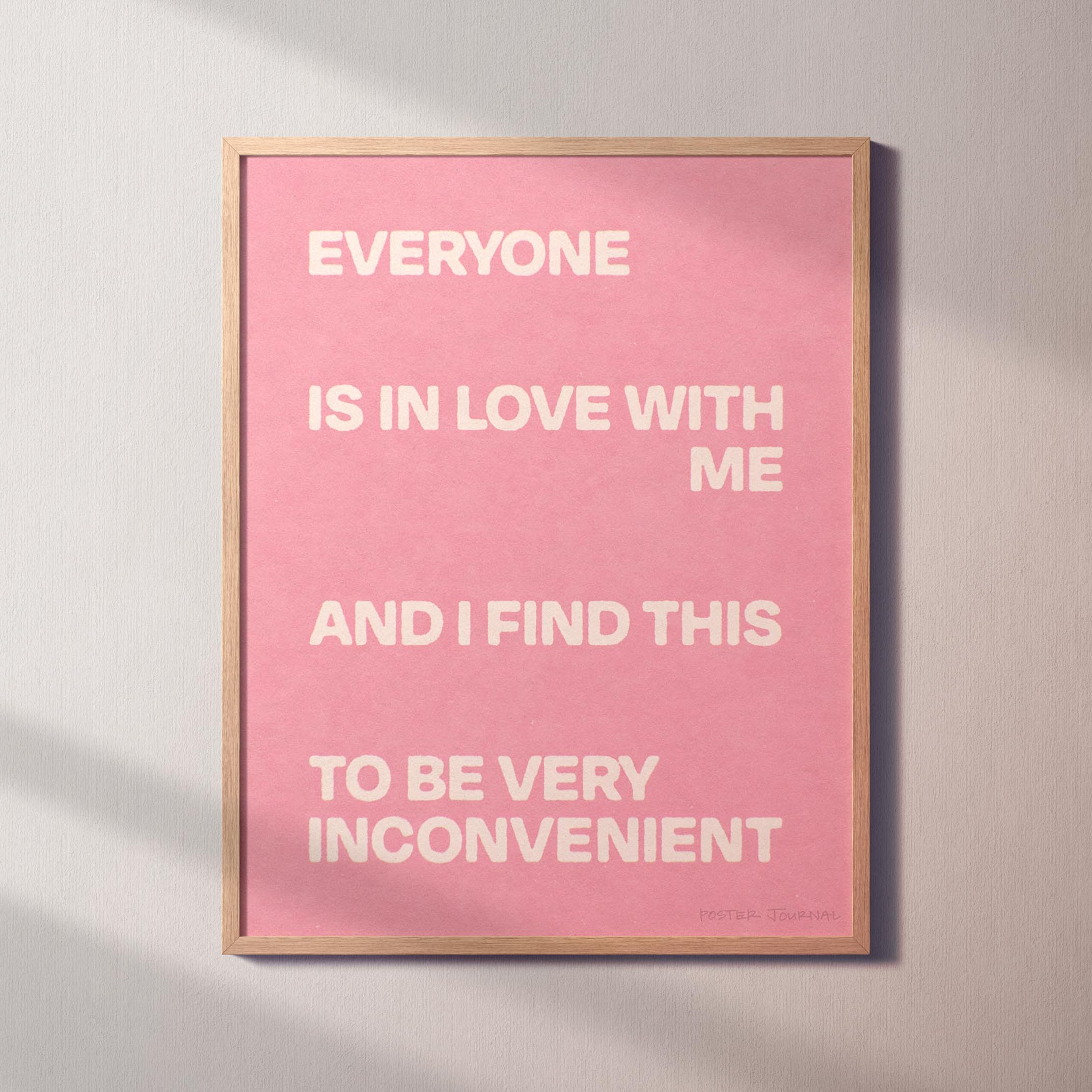 INCONVENIENT PRINT