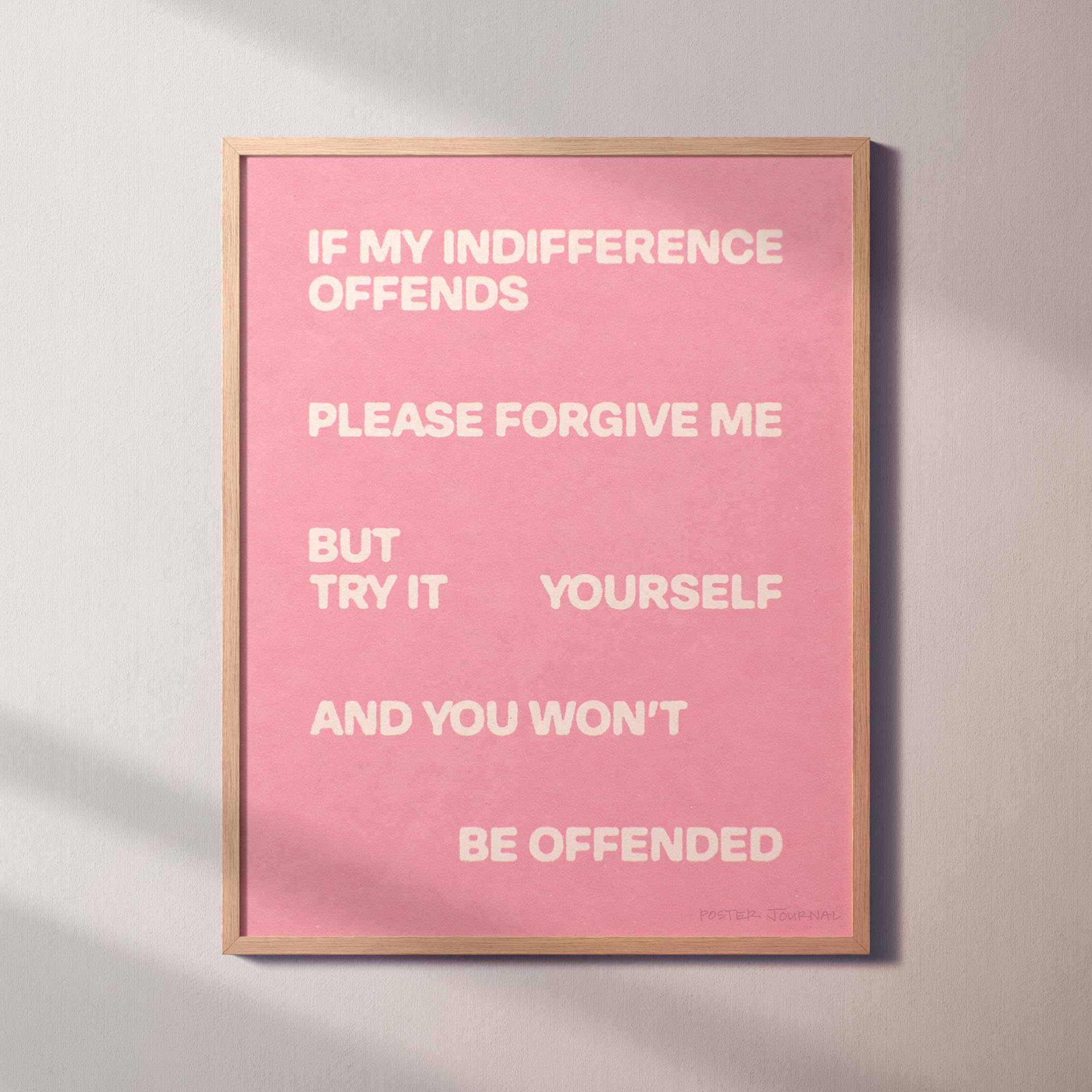 INDIFFERENCE PRINT