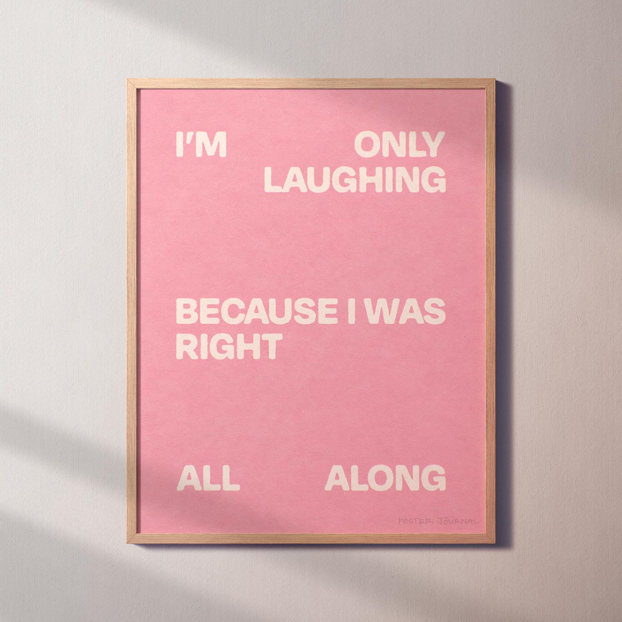LAUGHING PRINT