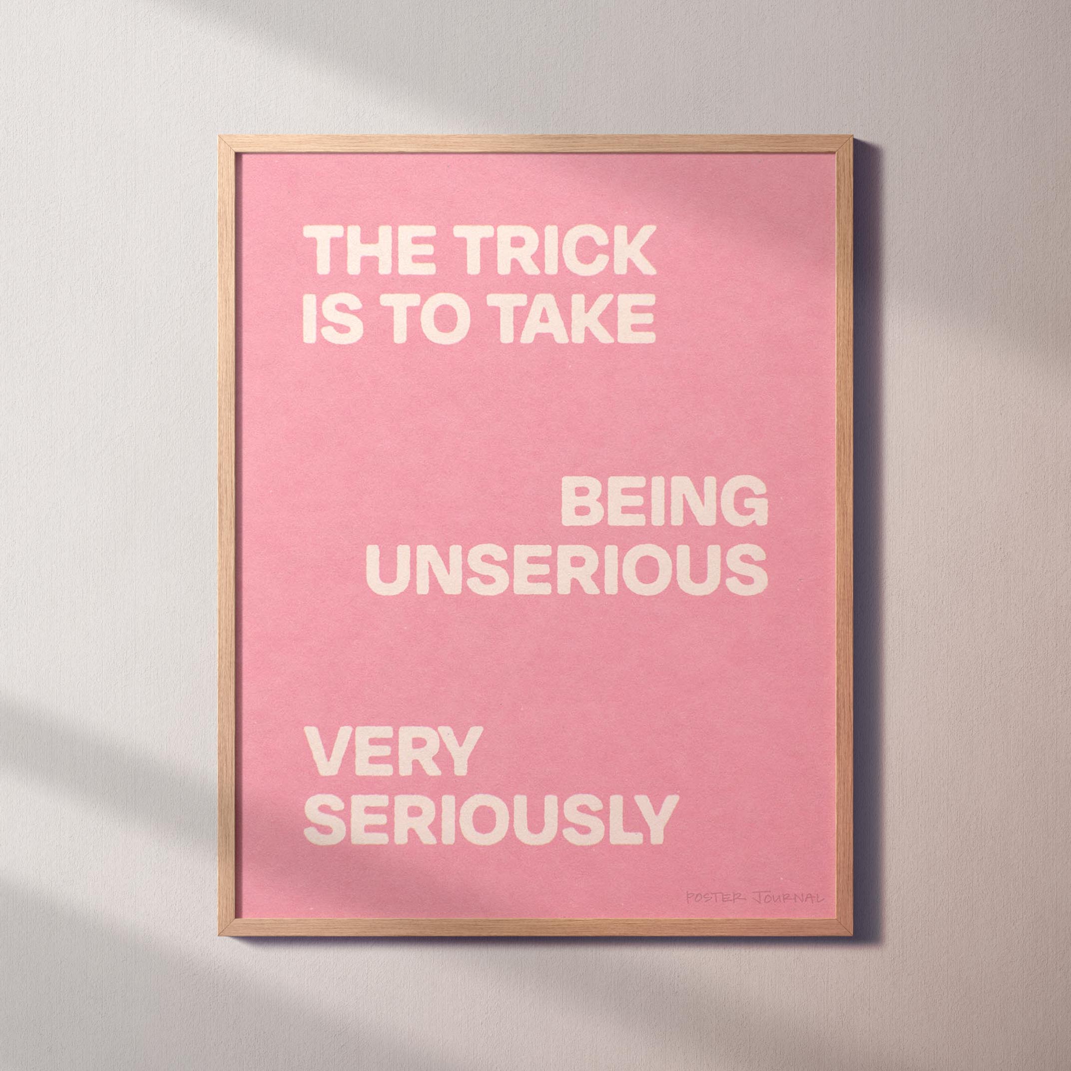 UNSERIOUS PRINT