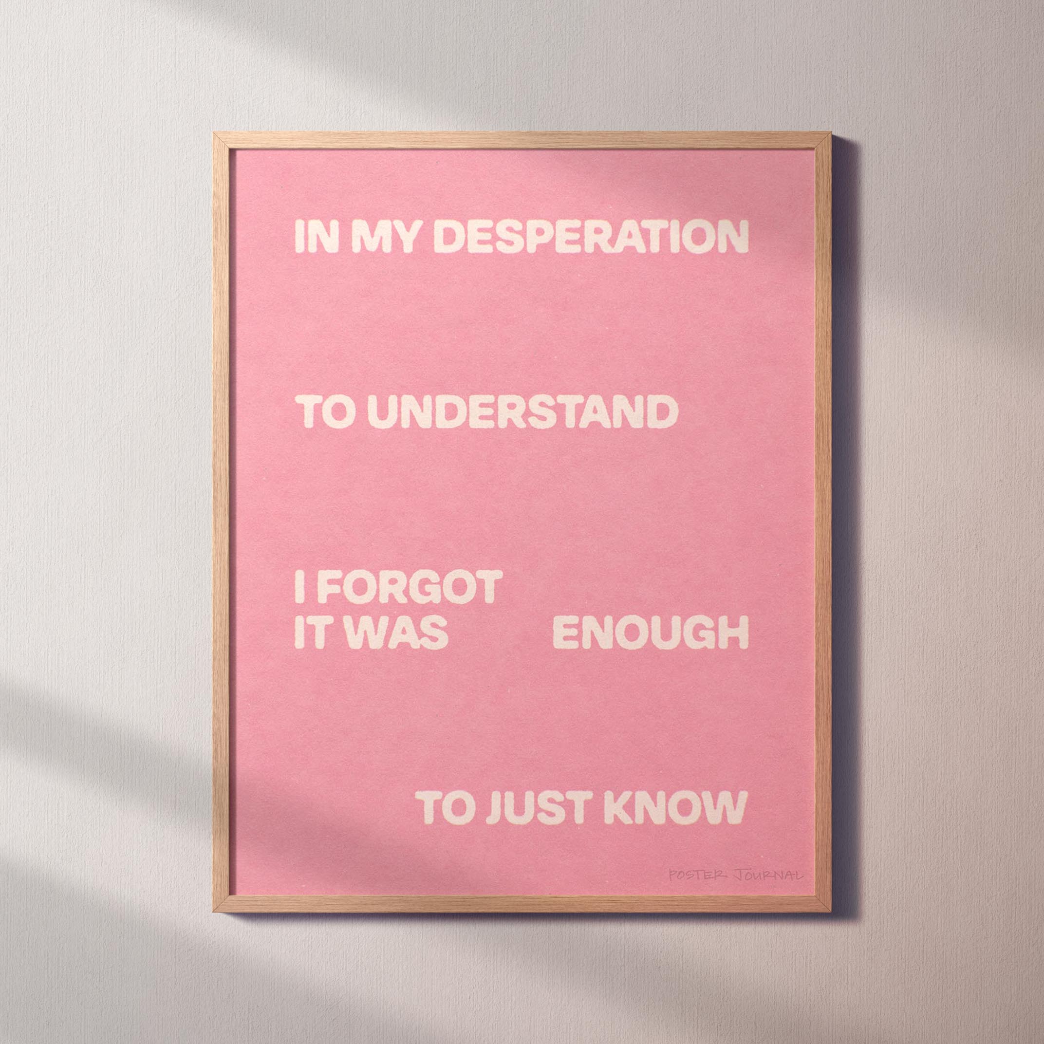 DESPERATION PRINT
