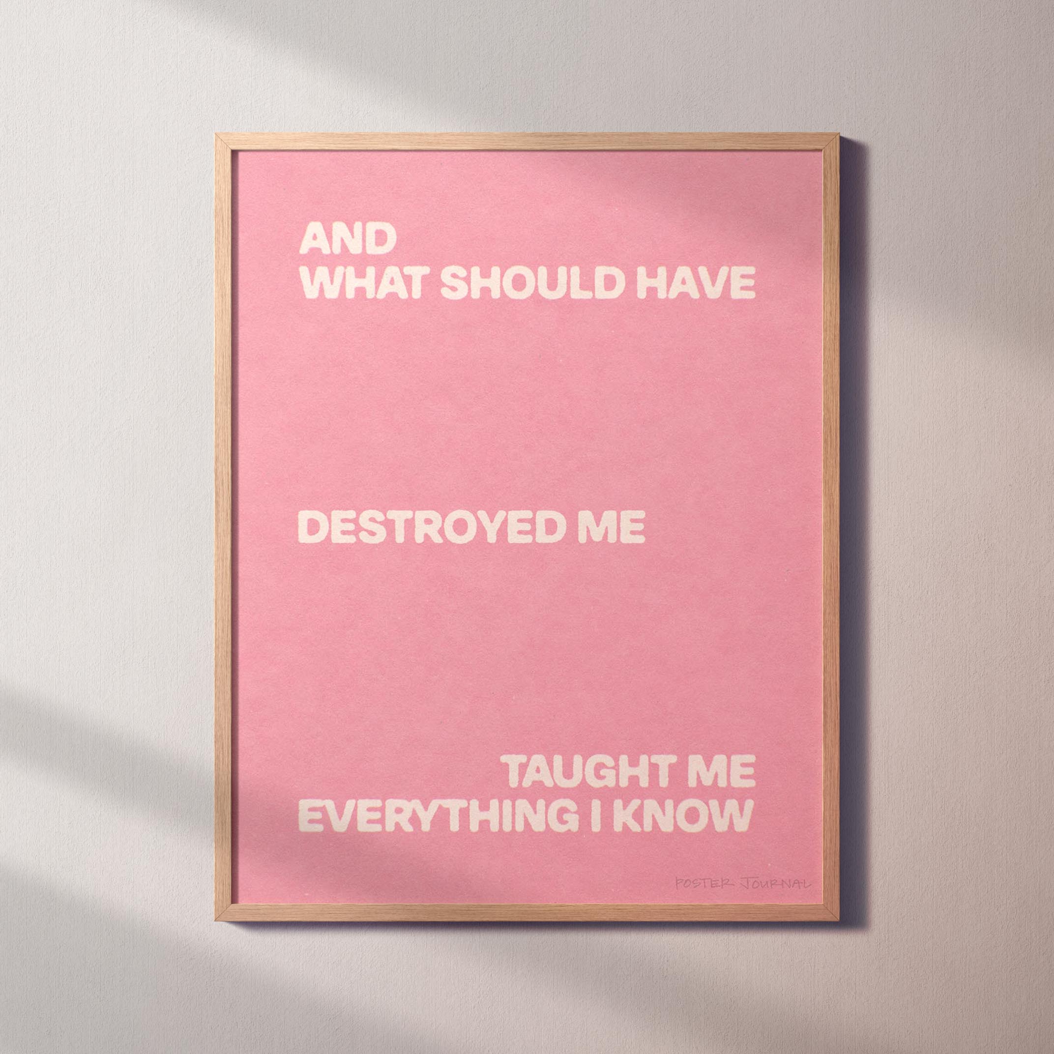 DESTROYED PRINT
