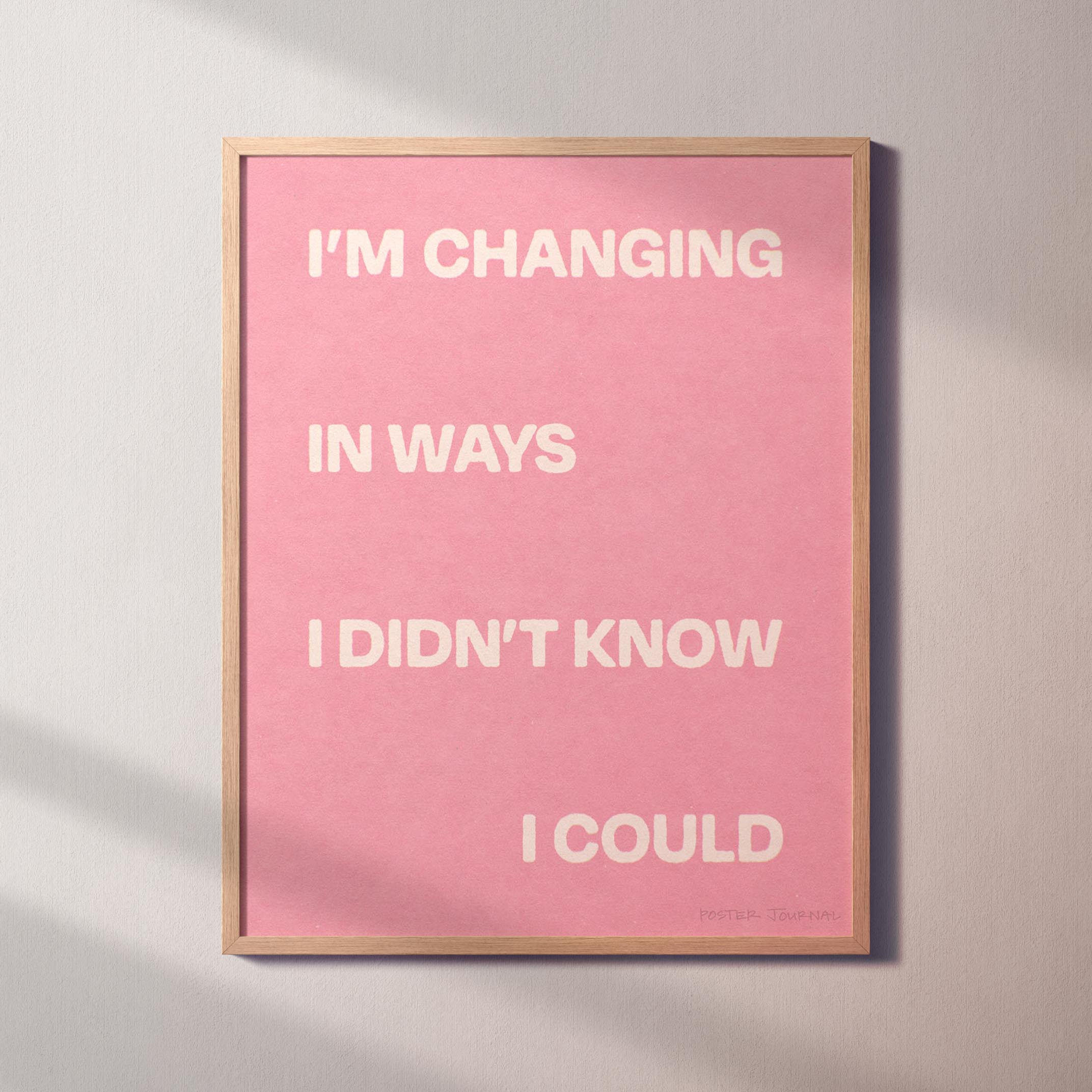 CHANGING PRINT