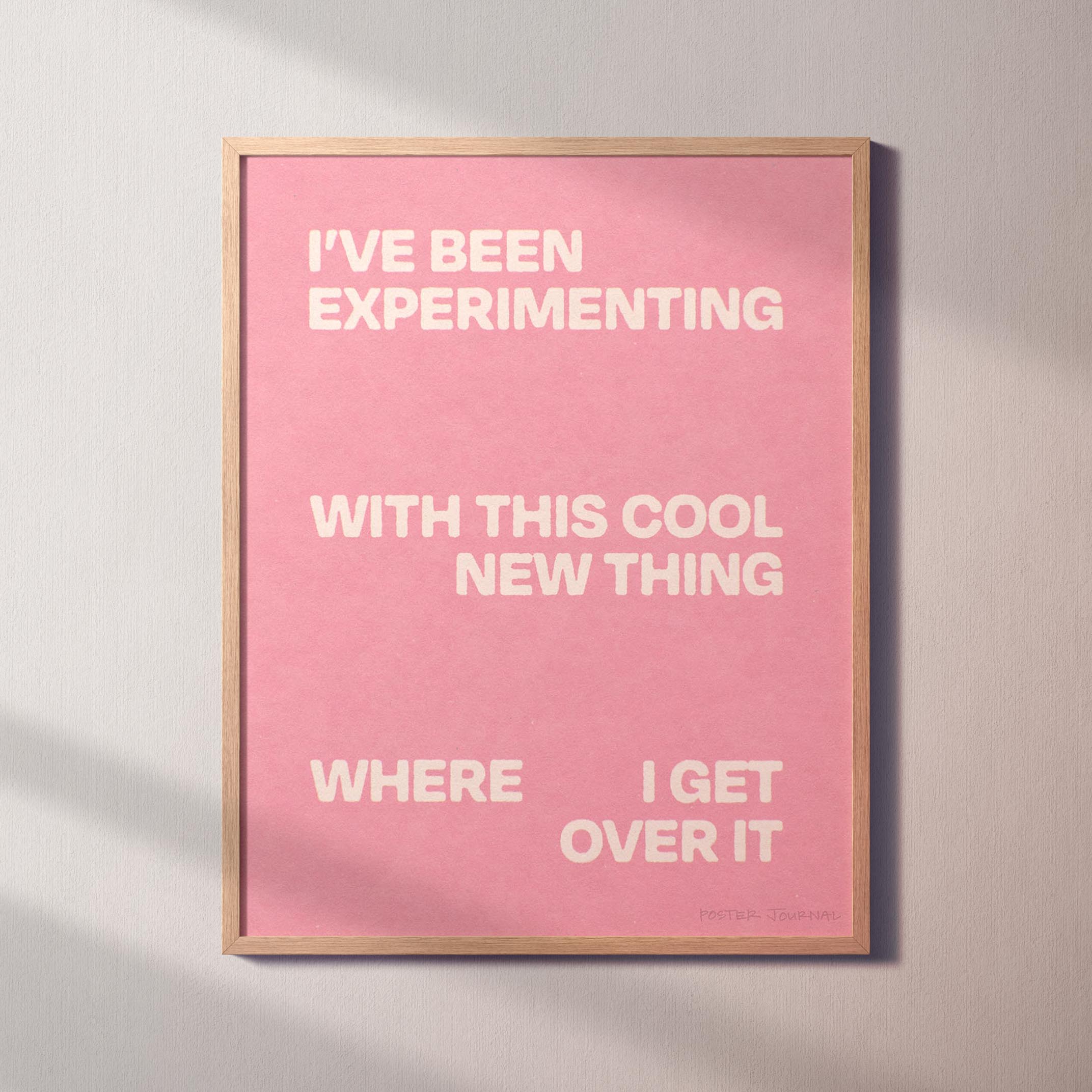 EXPERIMENTING PRINT