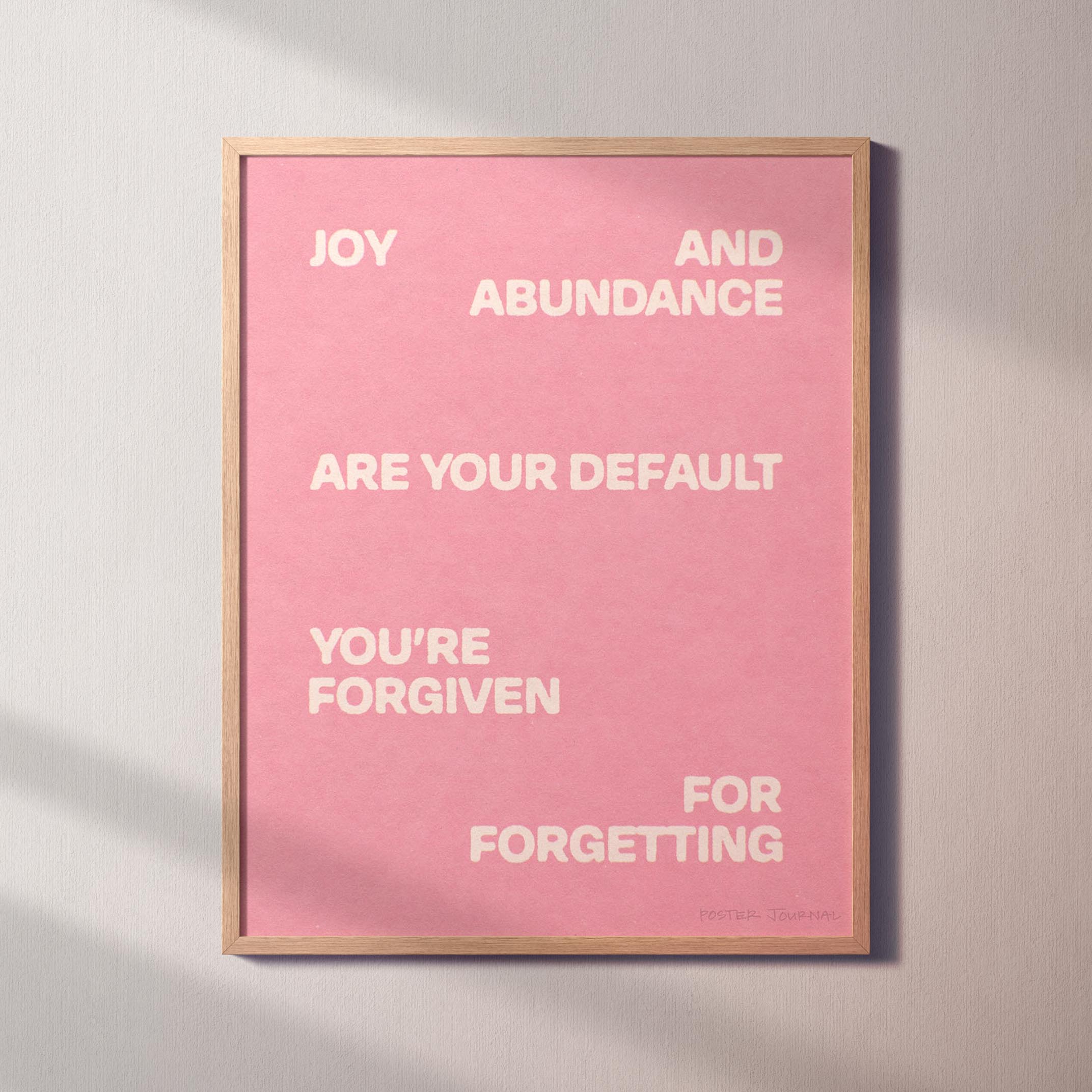 FORGIVEN PRINT