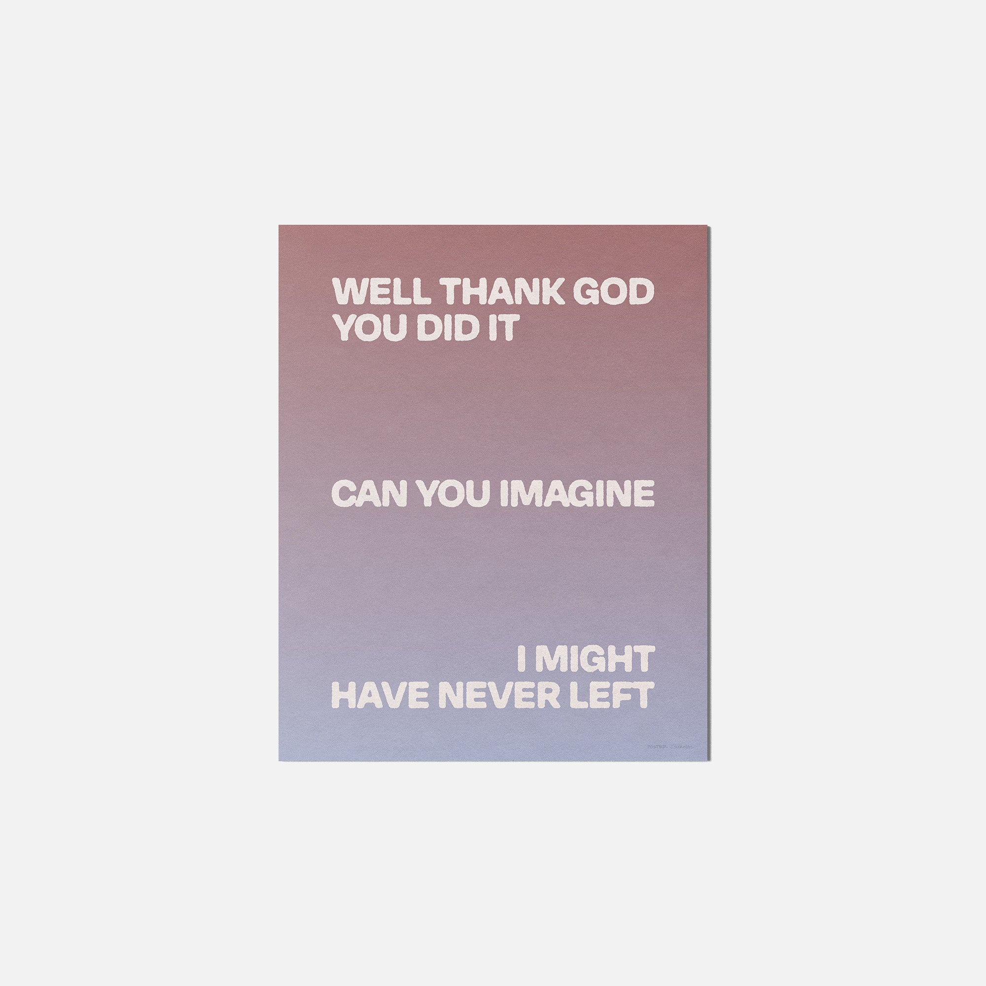 MIGHT PRINT