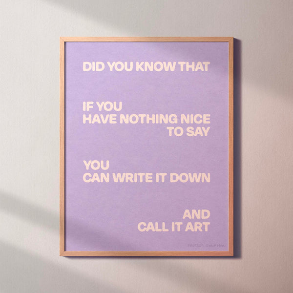 NICE PRINT