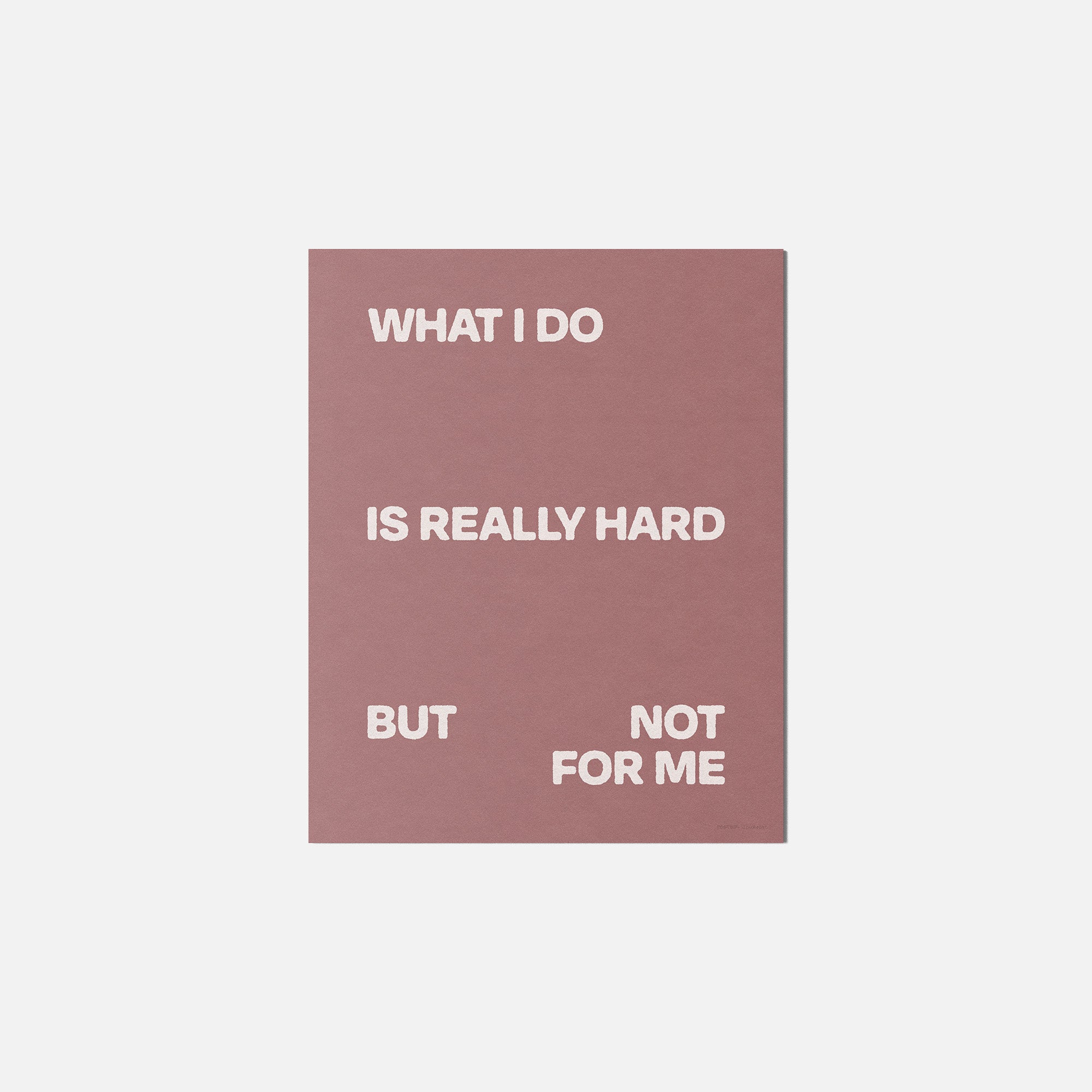 NOT PRINT