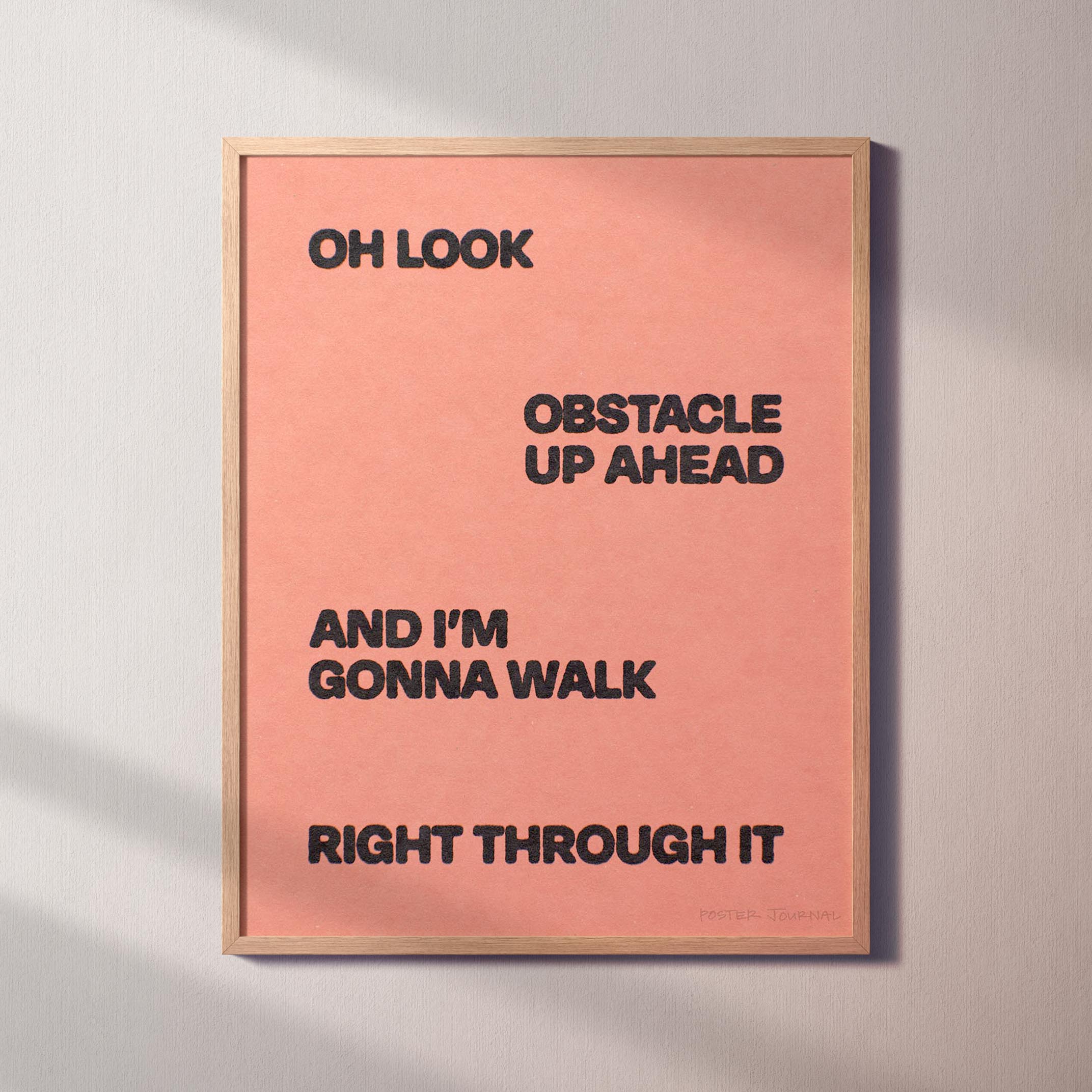 OBSTACLE PRINT