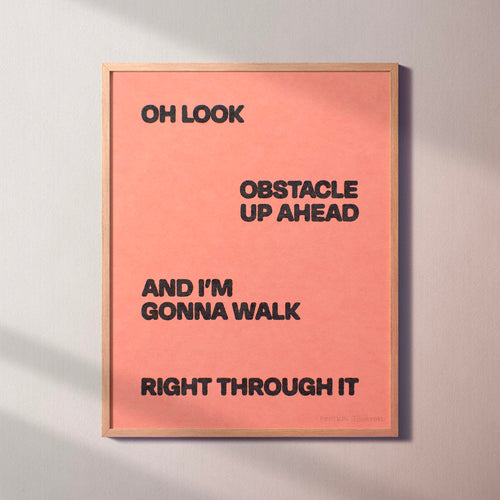 OBSTACLE PRINT