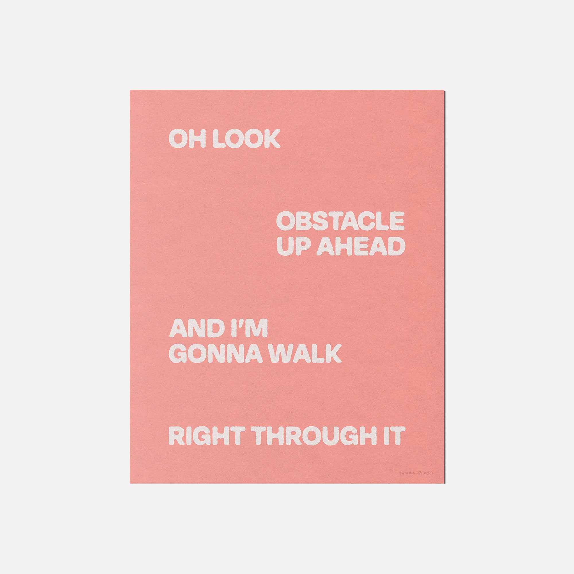 OBSTACLE PRINT