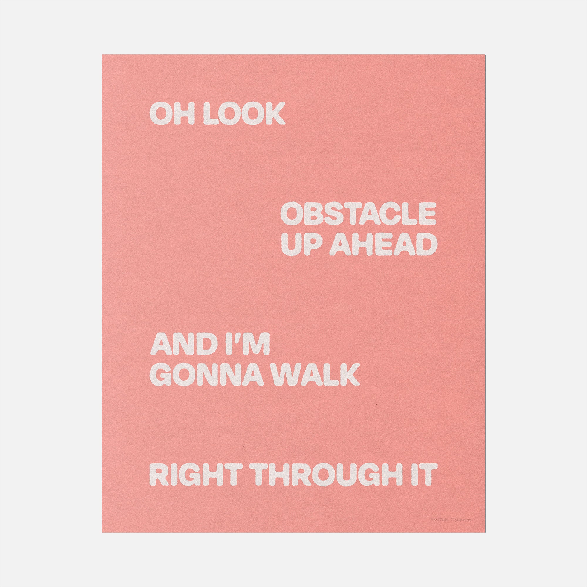OBSTACLE PRINT