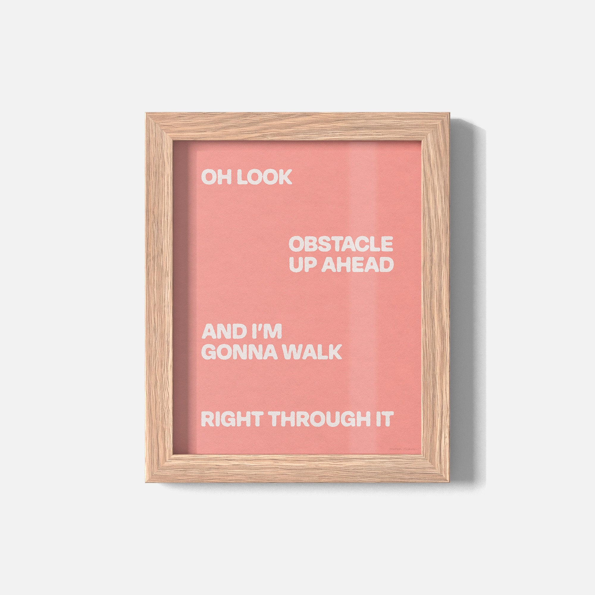 OBSTACLE PRINT