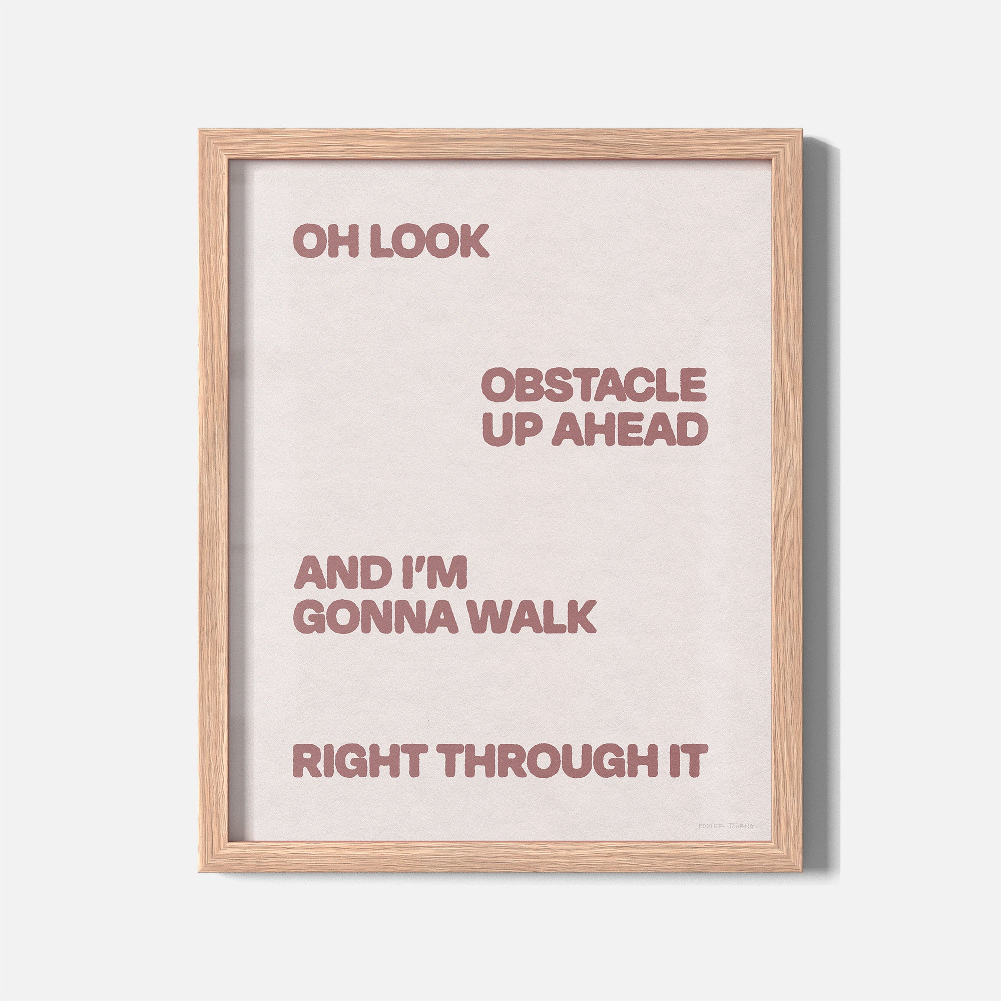 OBSTACLE PRINT