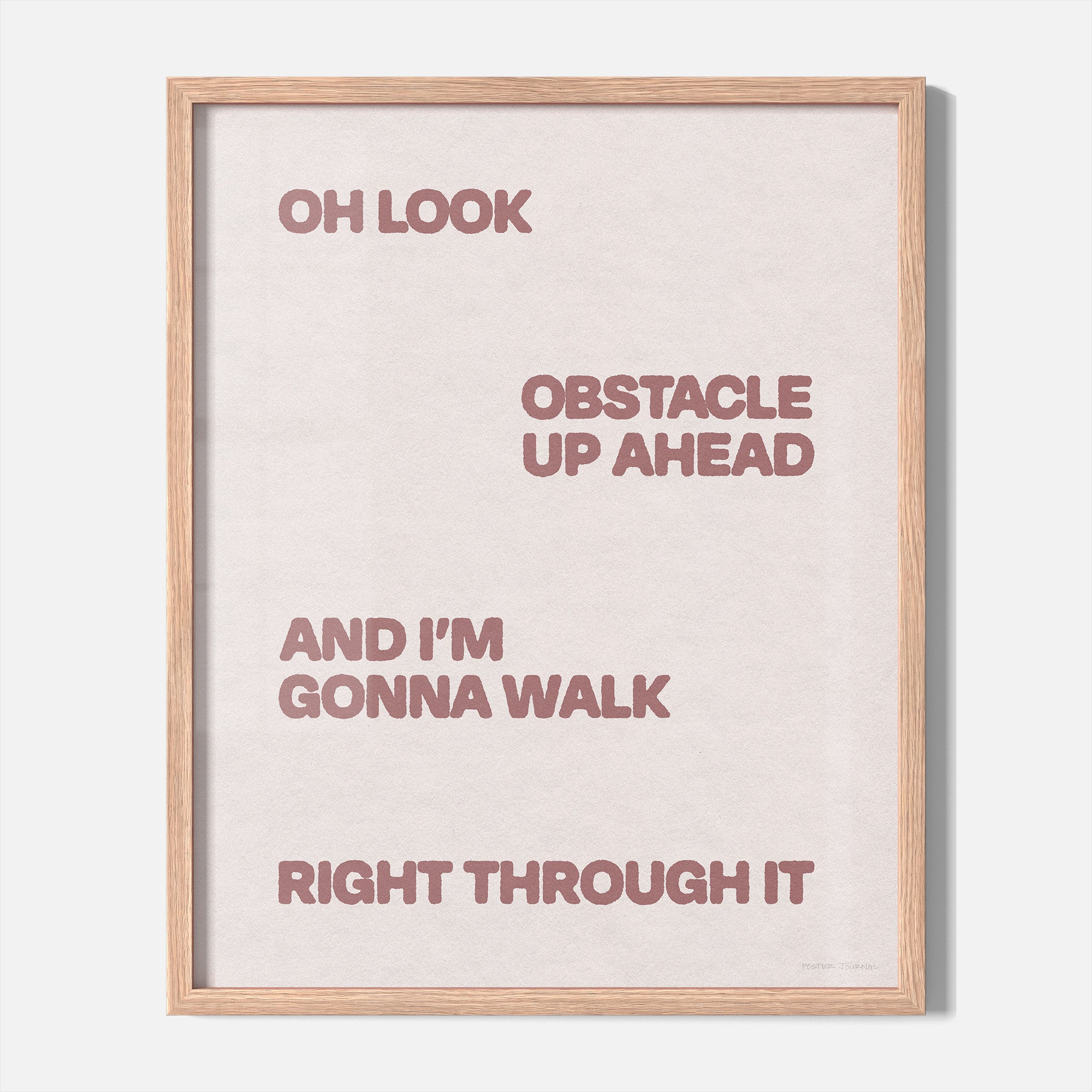 OBSTACLE PRINT