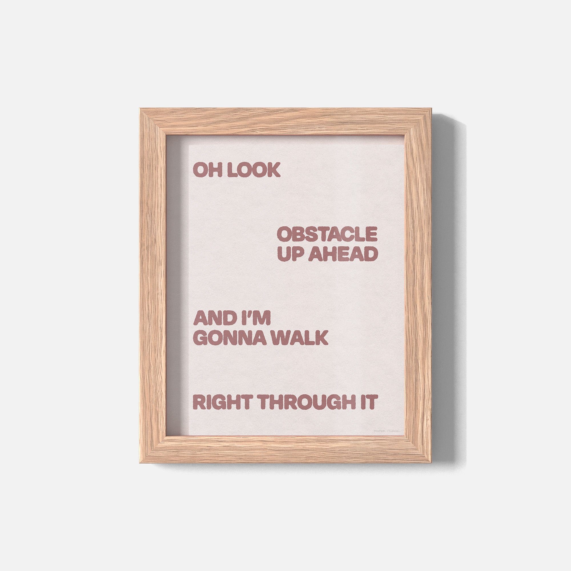 OBSTACLE PRINT