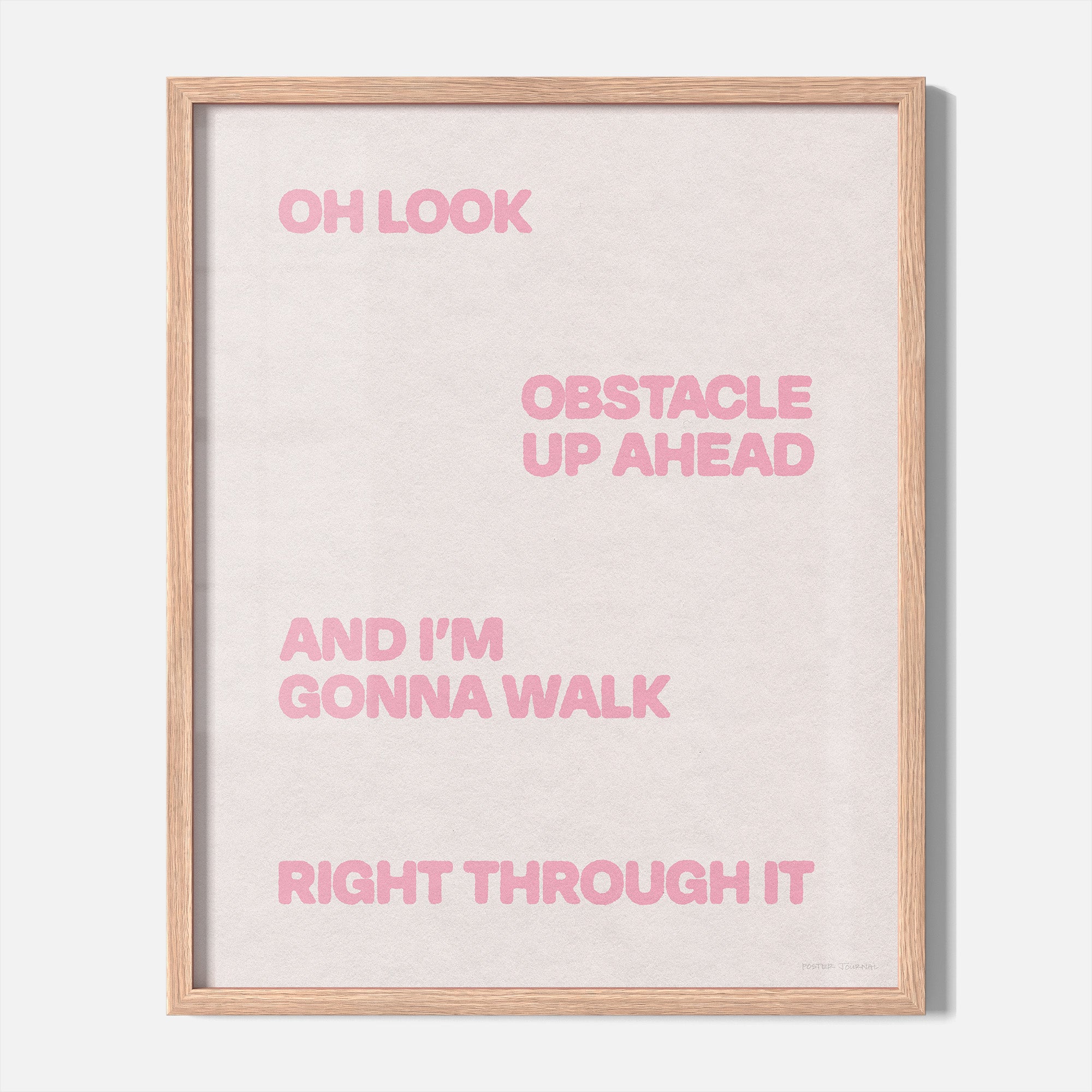 OBSTACLE PRINT