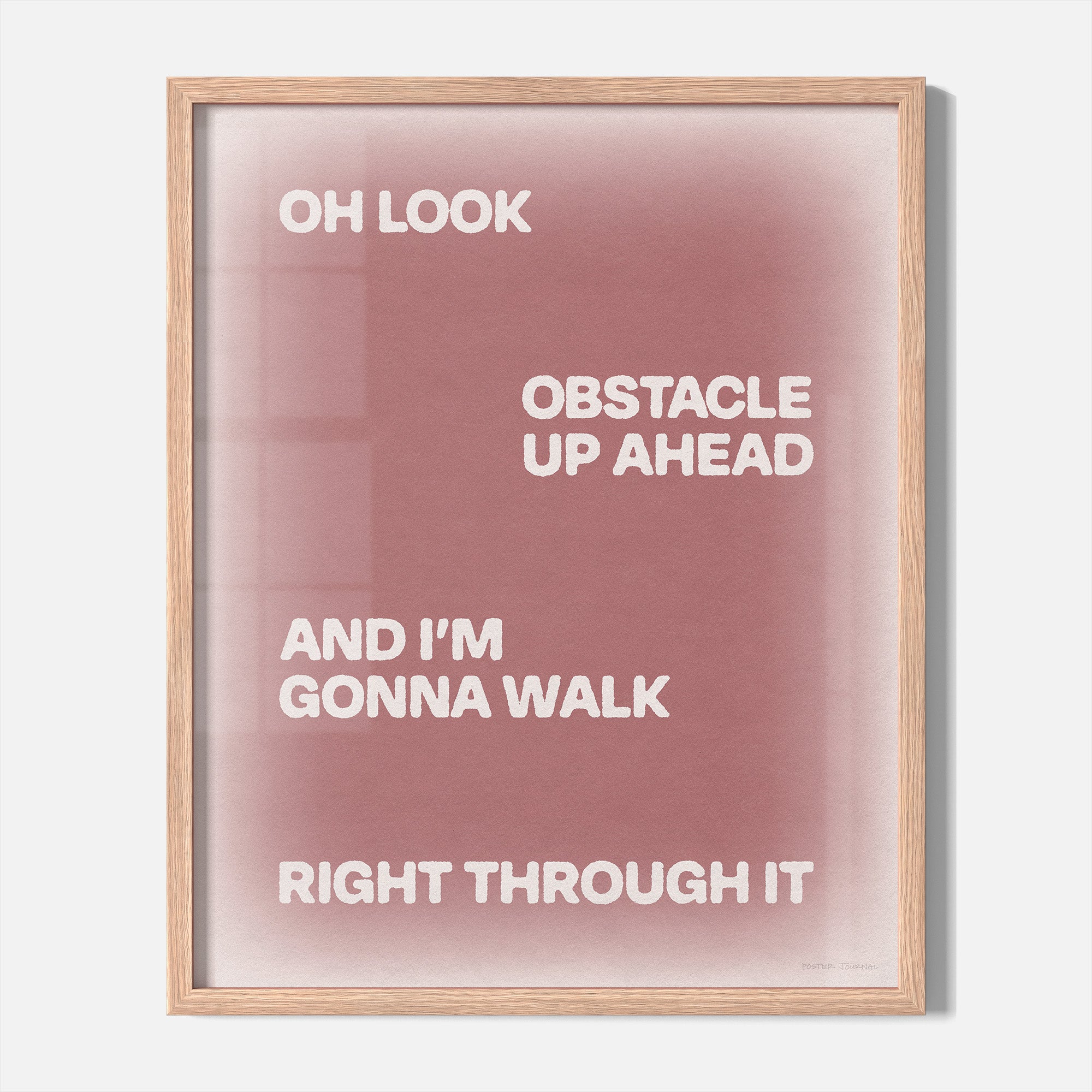 OBSTACLE PRINT