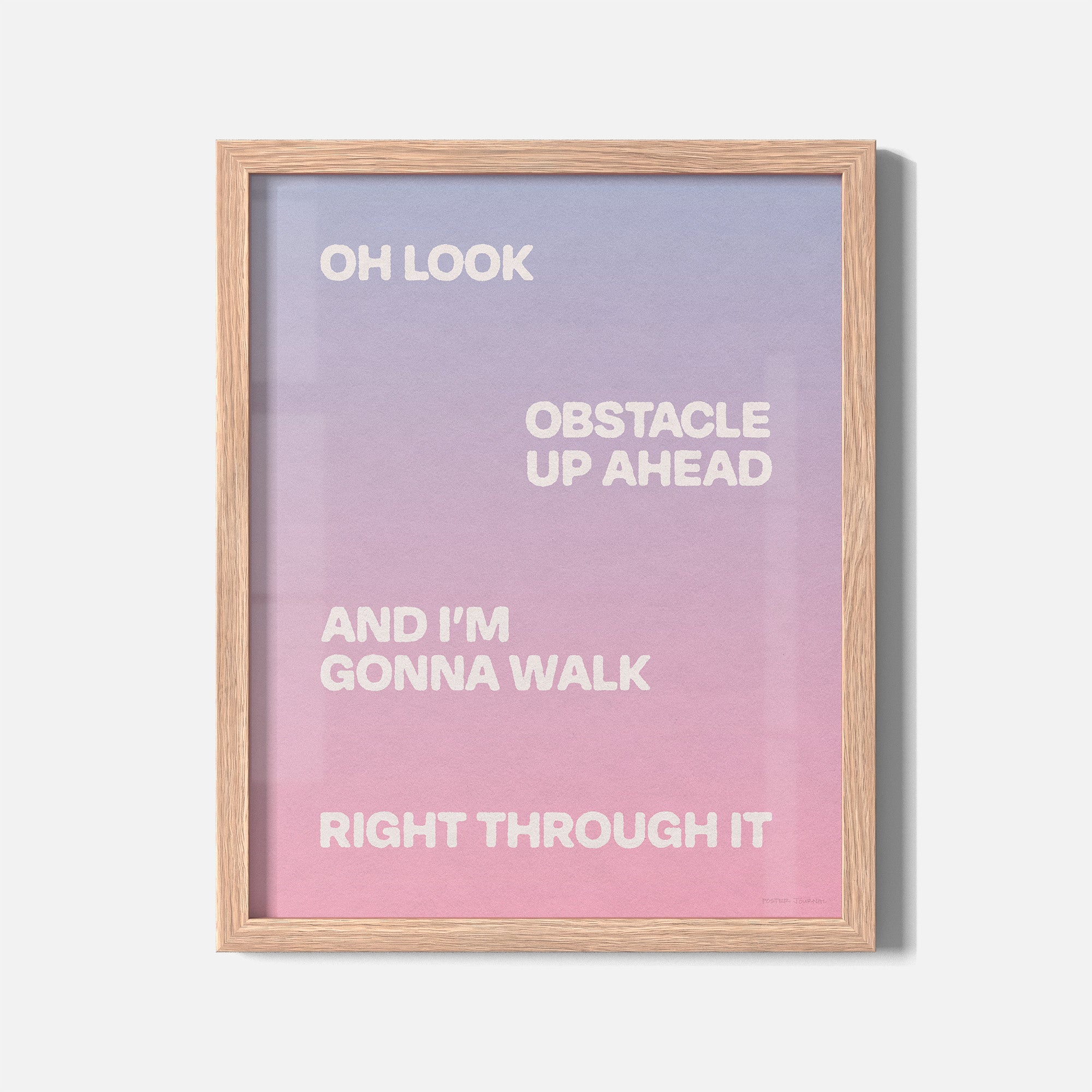 OBSTACLE PRINT