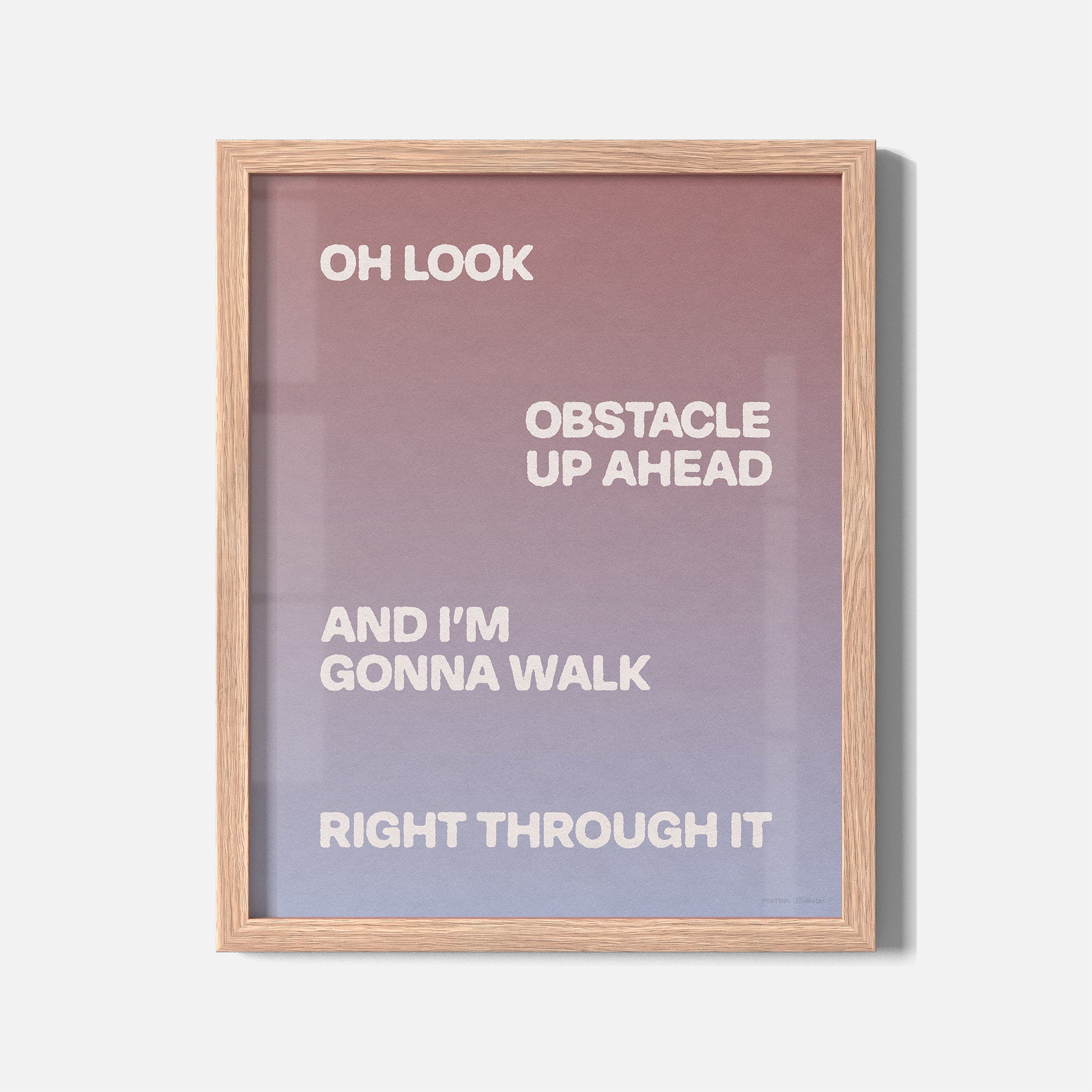 OBSTACLE PRINT