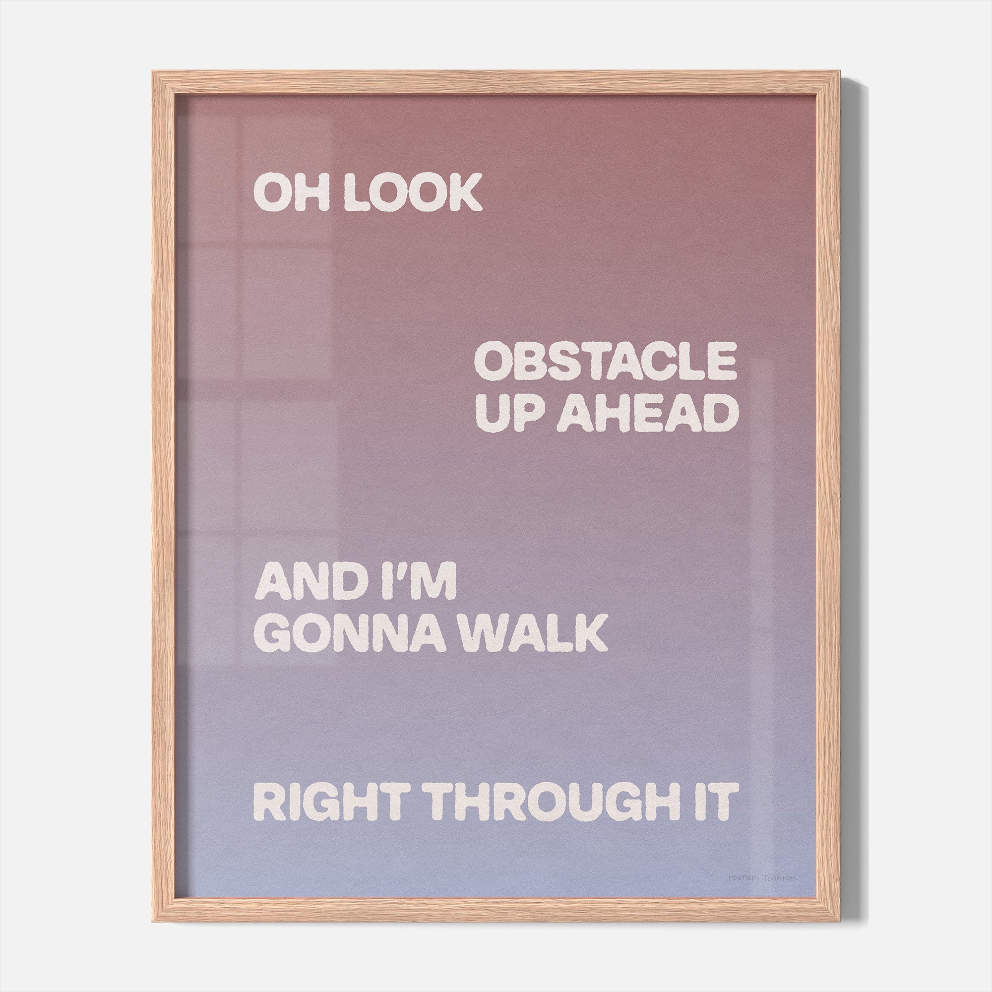 OBSTACLE PRINT