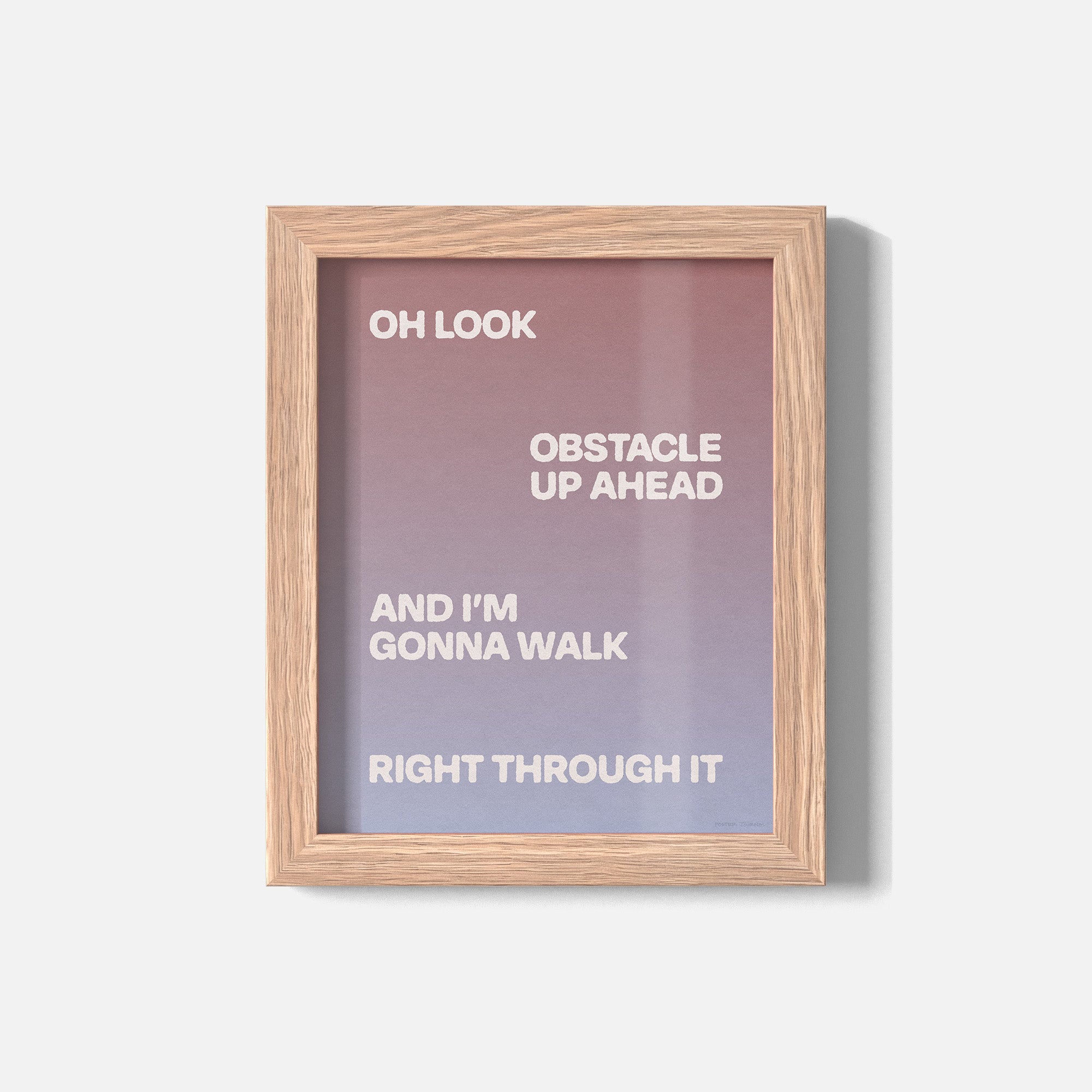OBSTACLE PRINT