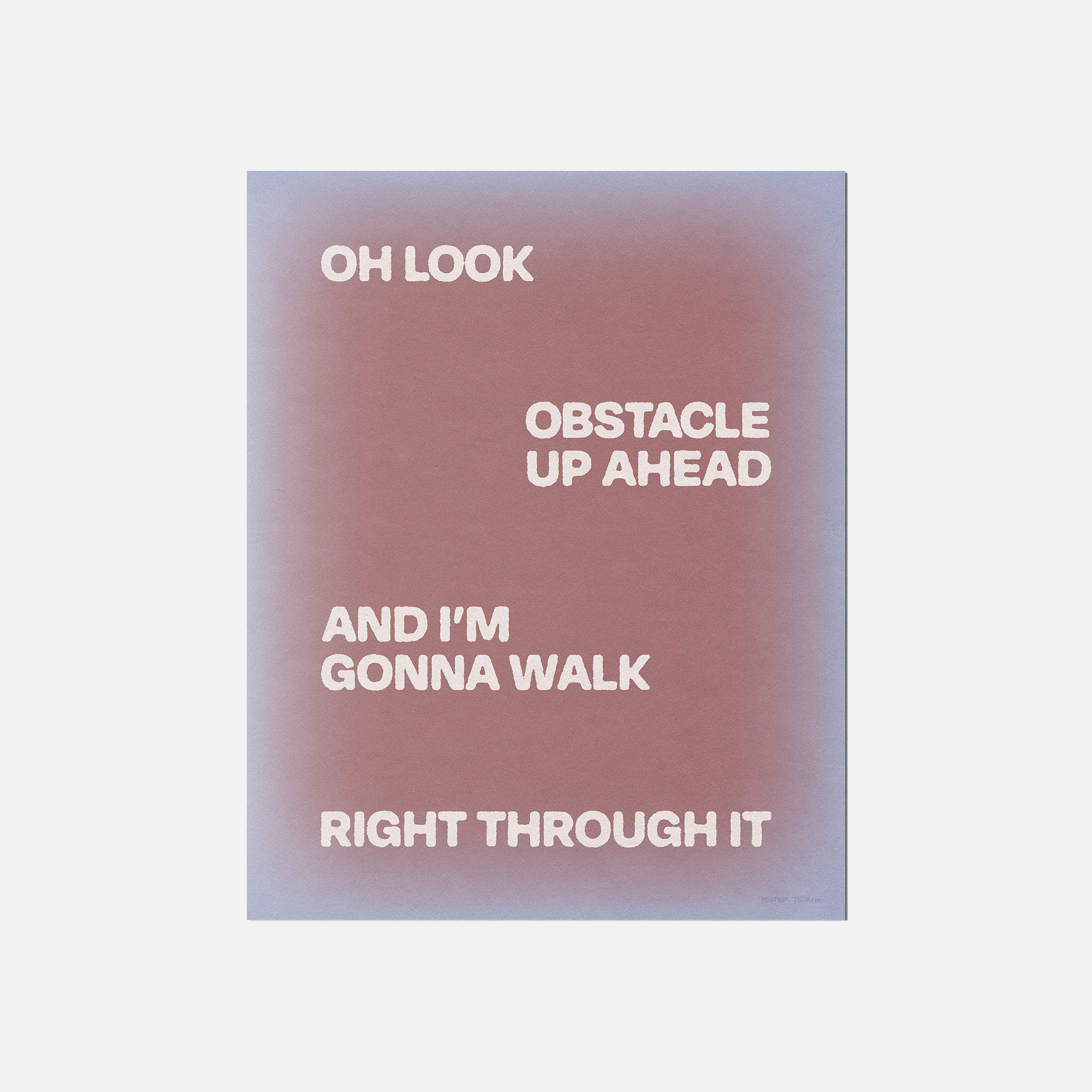 OBSTACLE PRINT