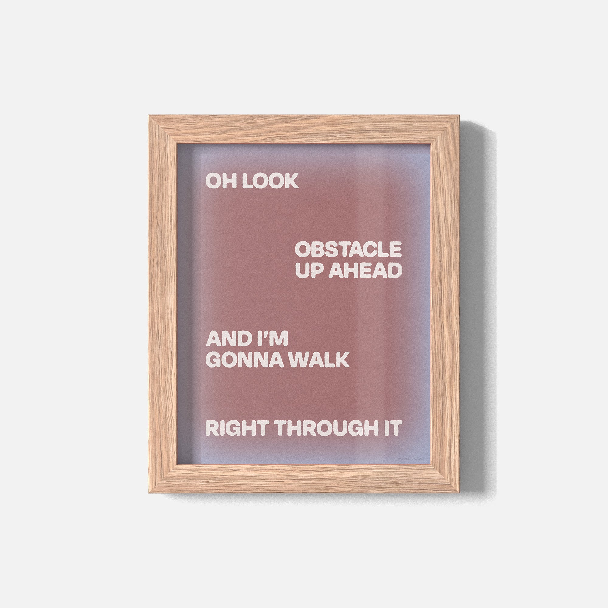 OBSTACLE PRINT