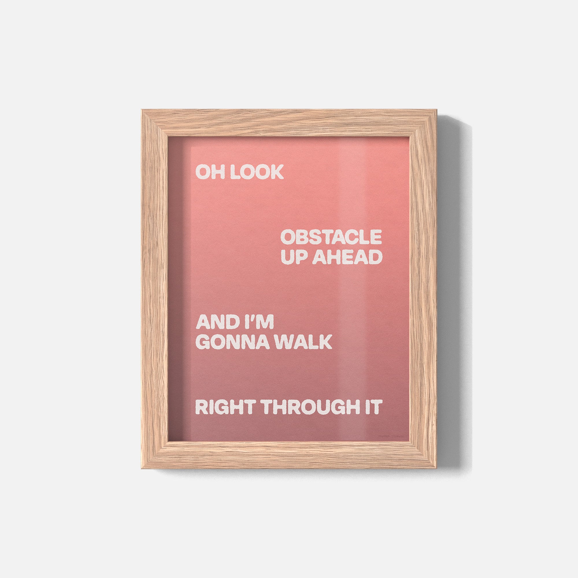 OBSTACLE PRINT