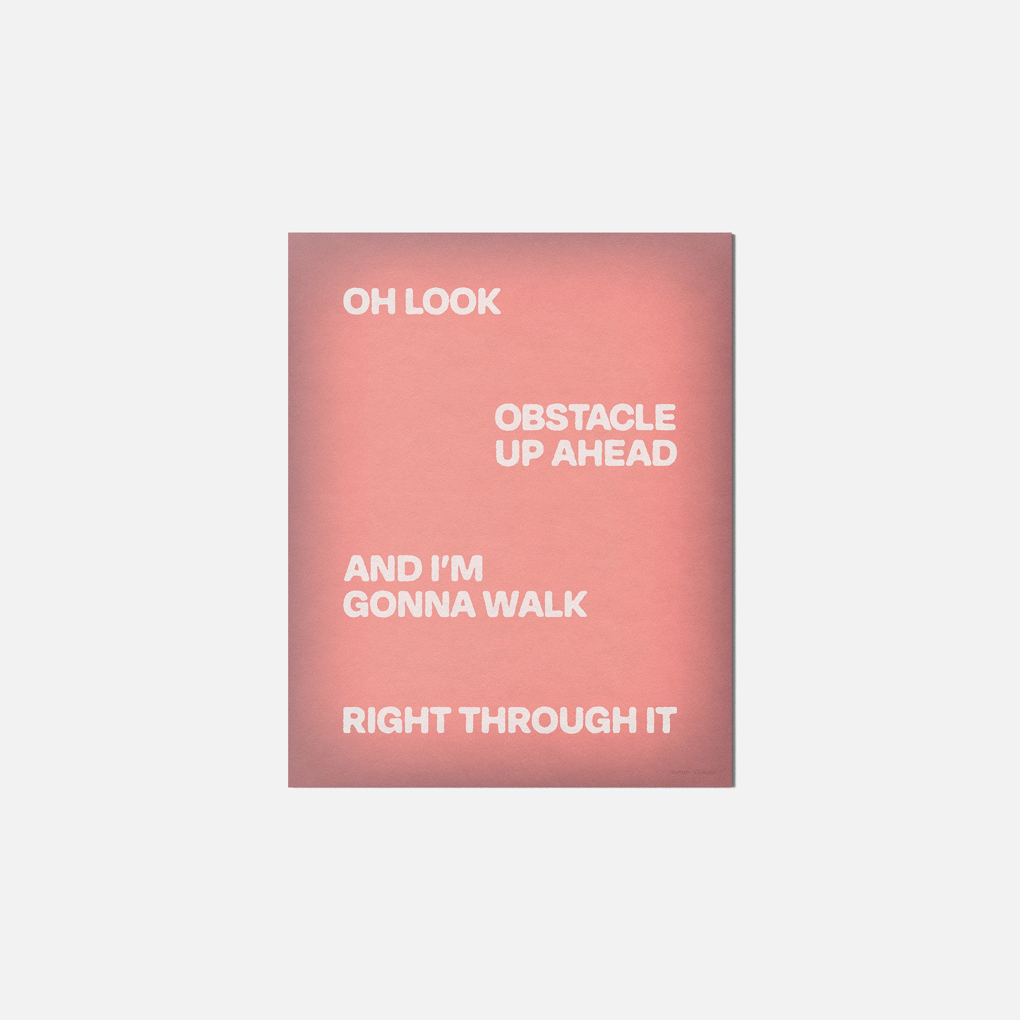 OBSTACLE PRINT