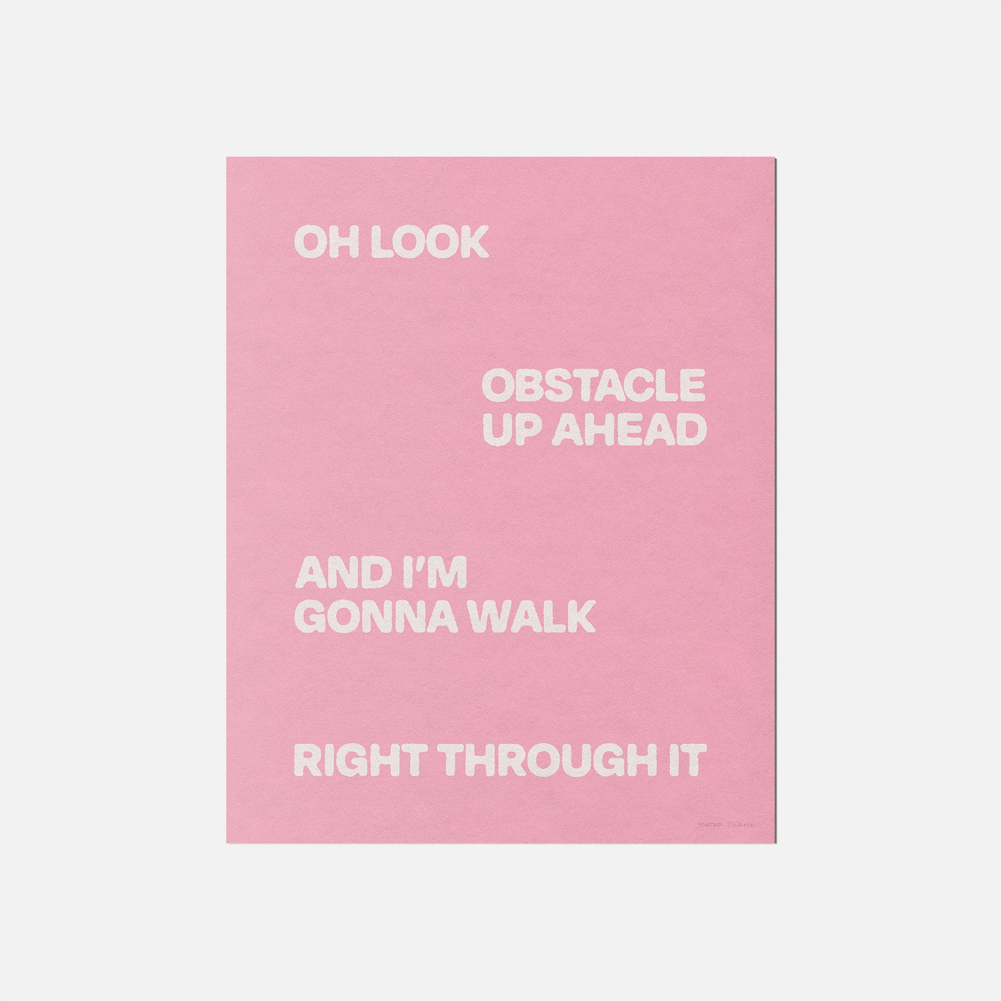 OBSTACLE PRINT