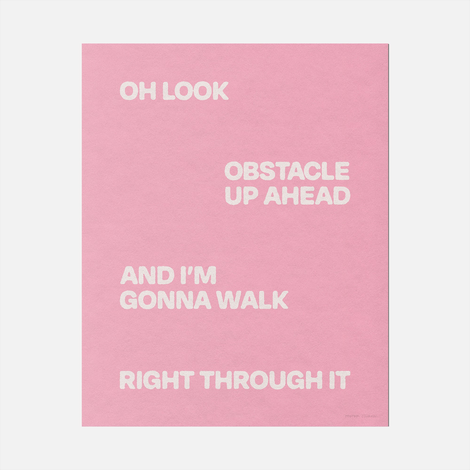 OBSTACLE PRINT