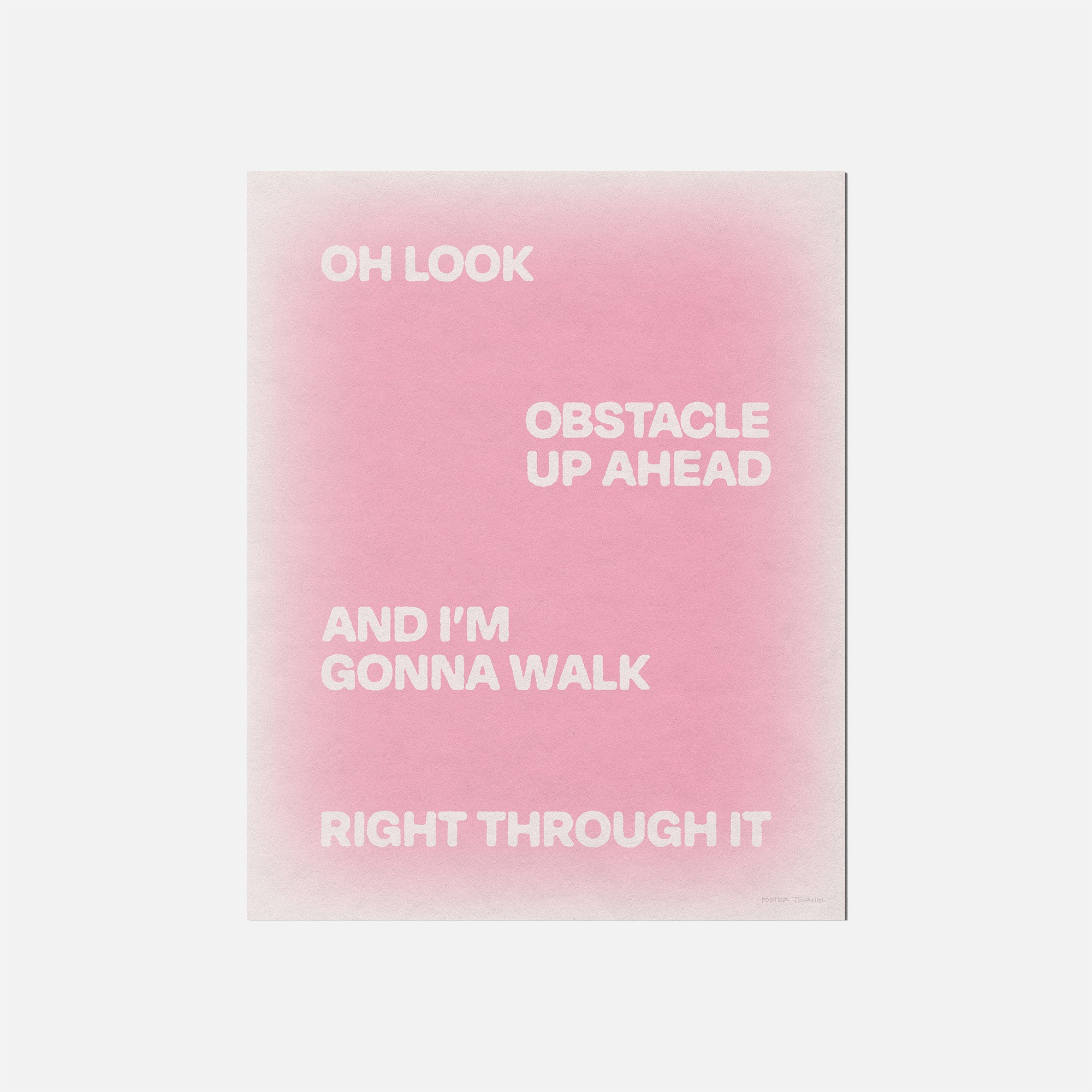 OBSTACLE PRINT