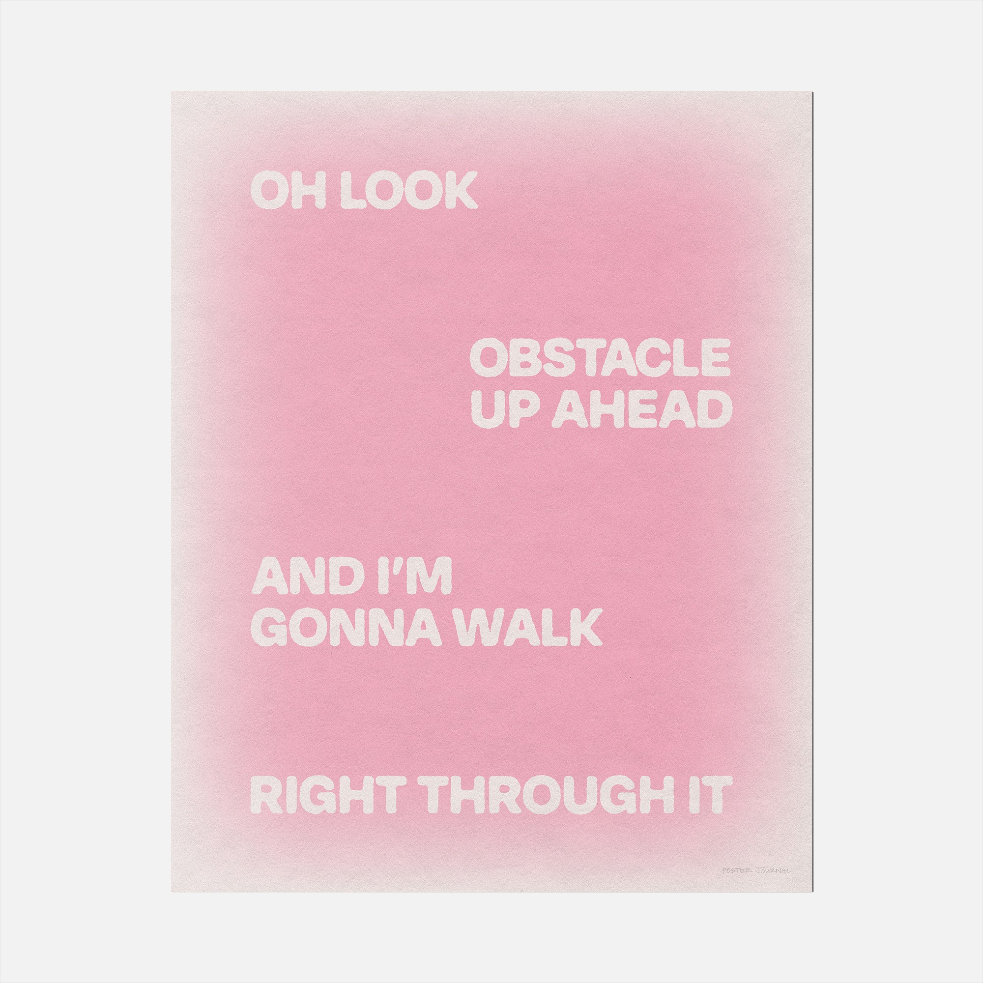 OBSTACLE PRINT