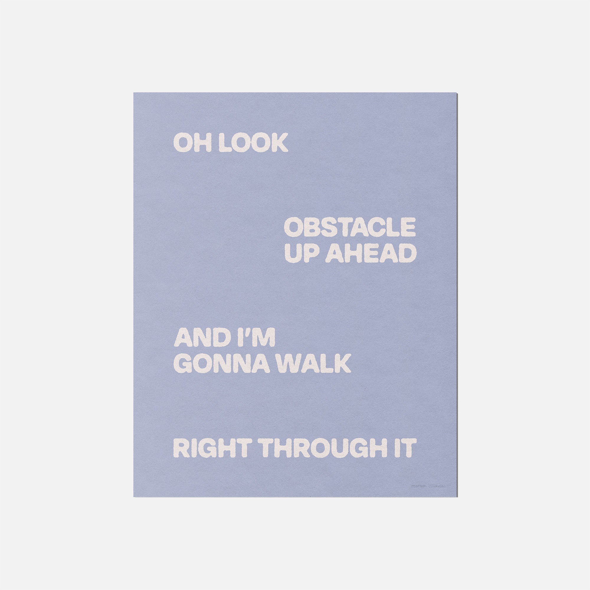 OBSTACLE PRINT