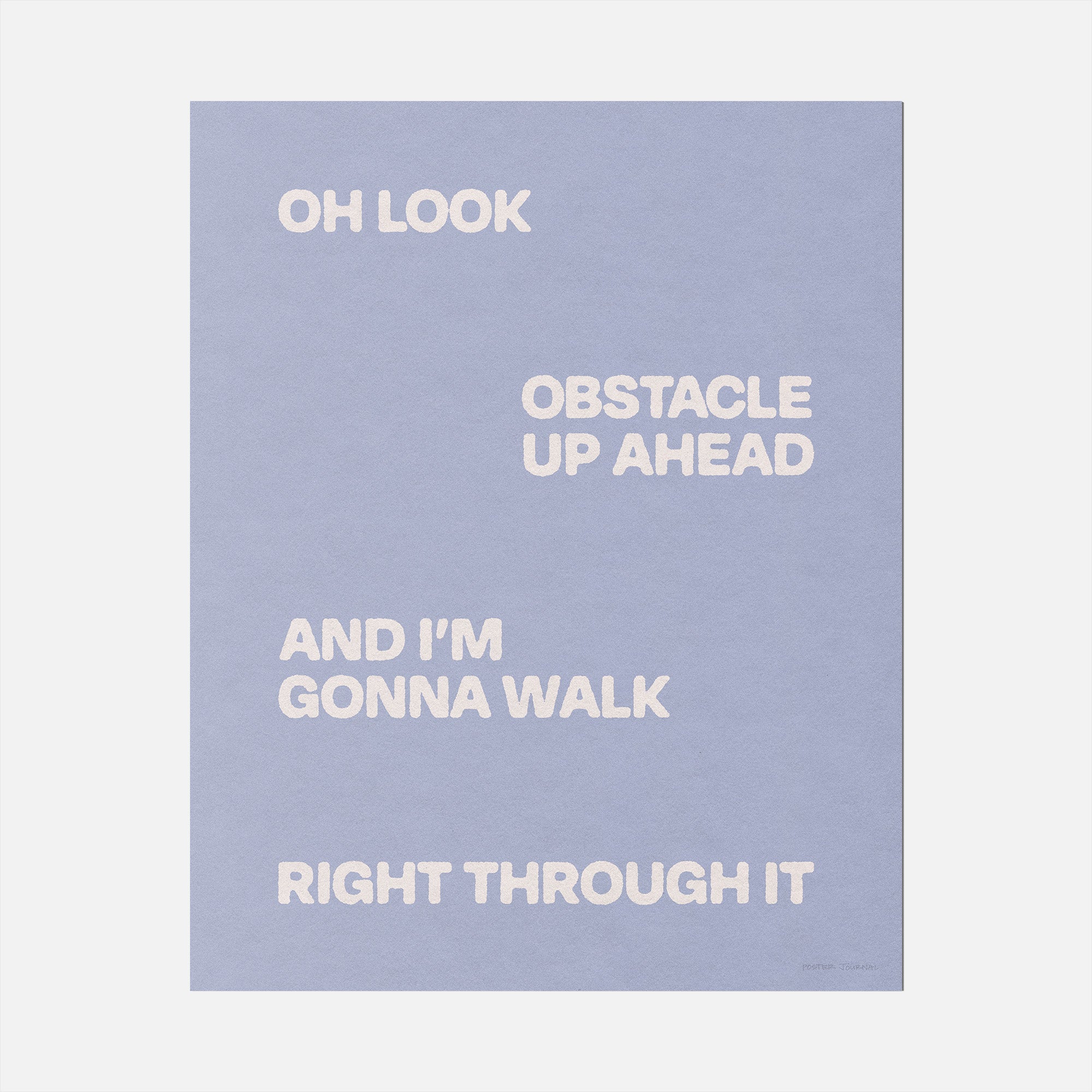 OBSTACLE PRINT