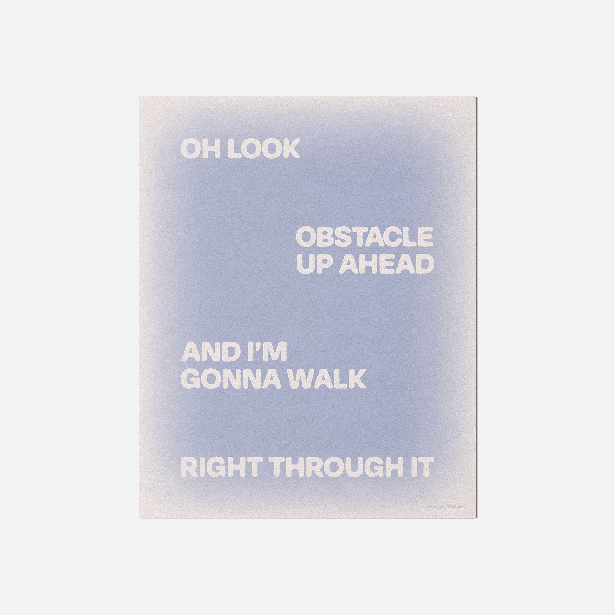 OBSTACLE PRINT